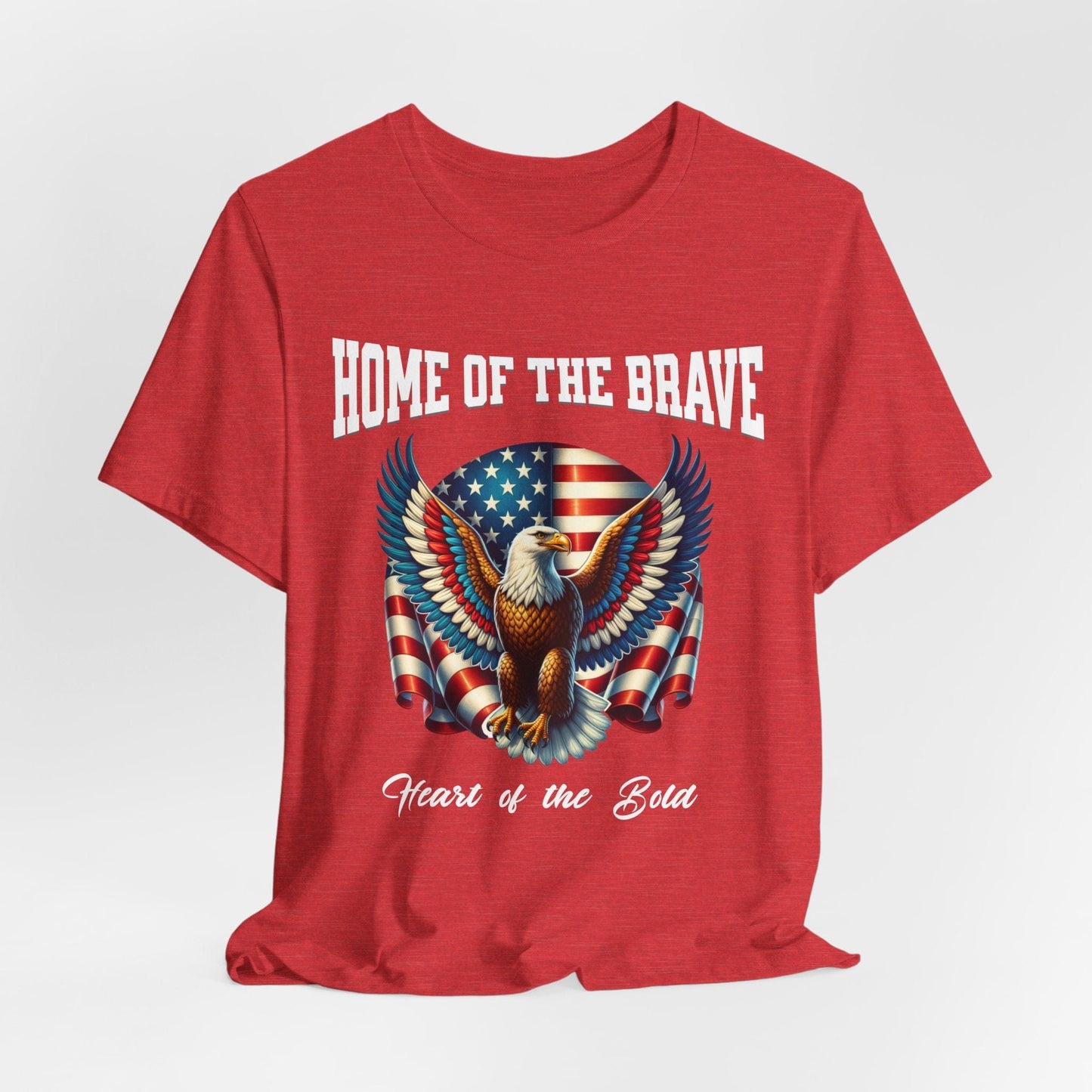 Home of the Brave Eagle T-Shirt | Patriotic & Bold