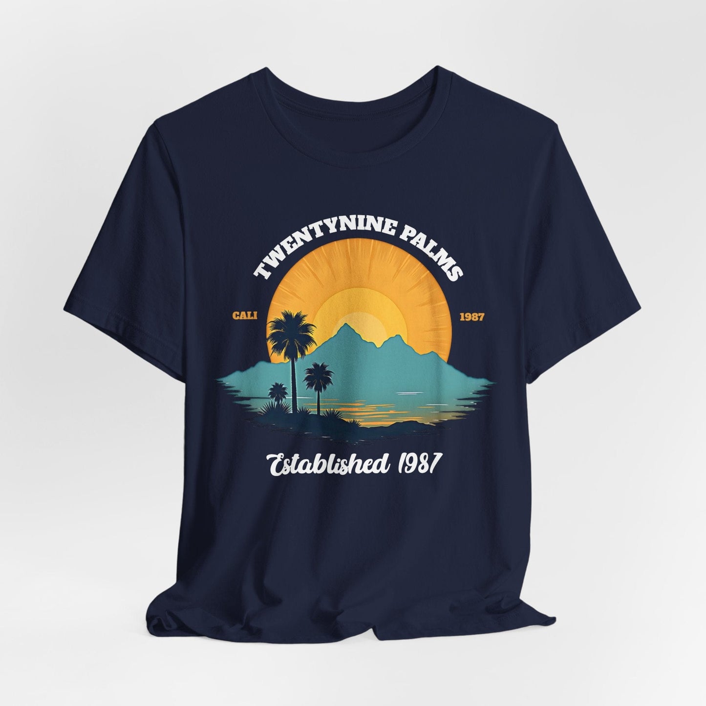 Retro California Graphic T-Shirt- Twentynine Palms Established 1987