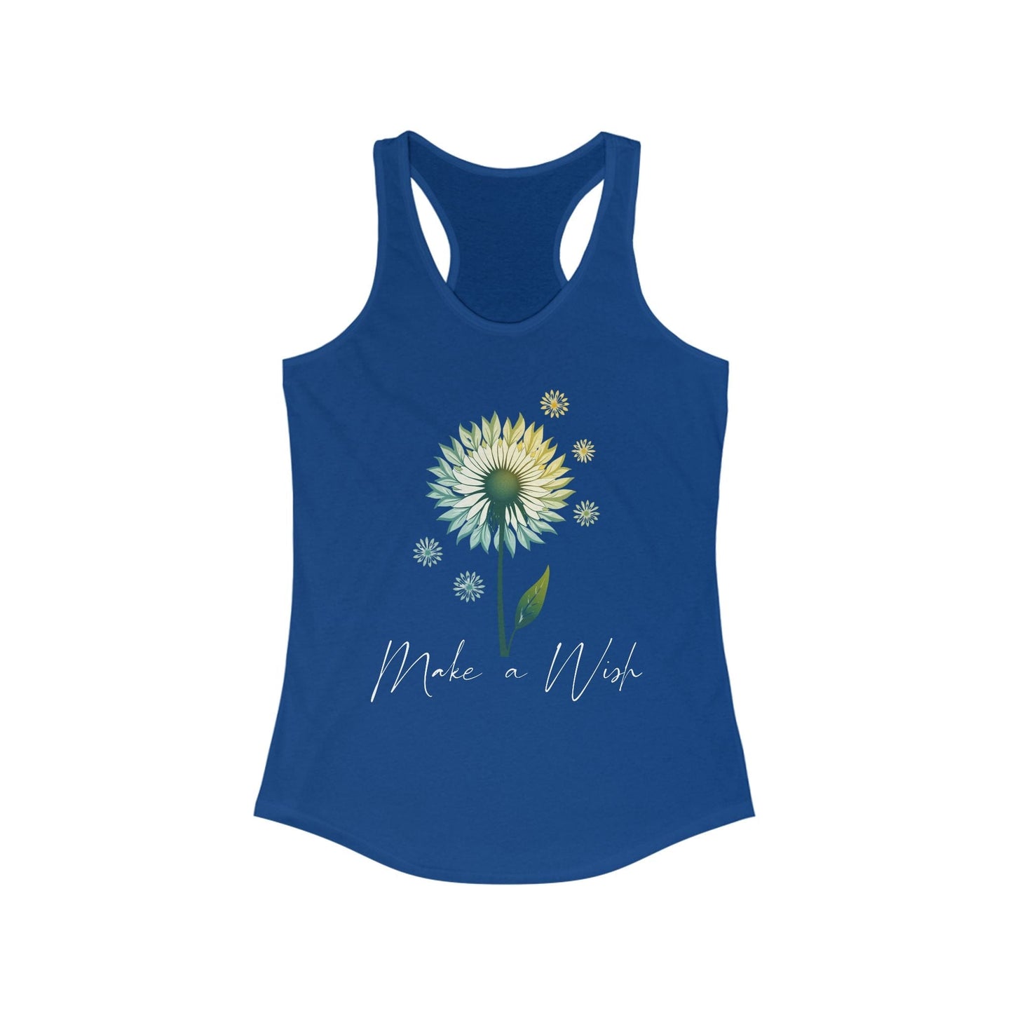 Make a Wish Women's Racerback Tank | Bright & Cheerful Top