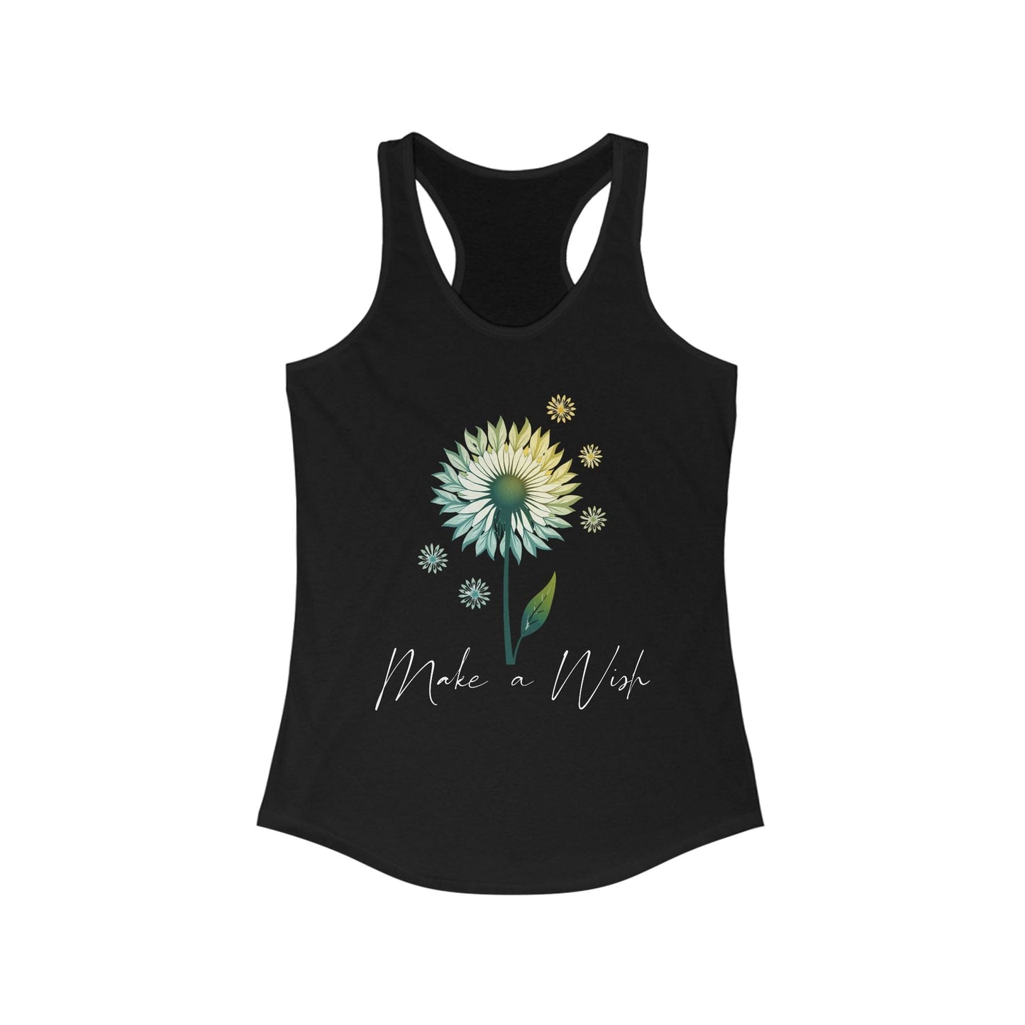 Make a Wish Women's Racerback Tank | Bright & Cheerful Top