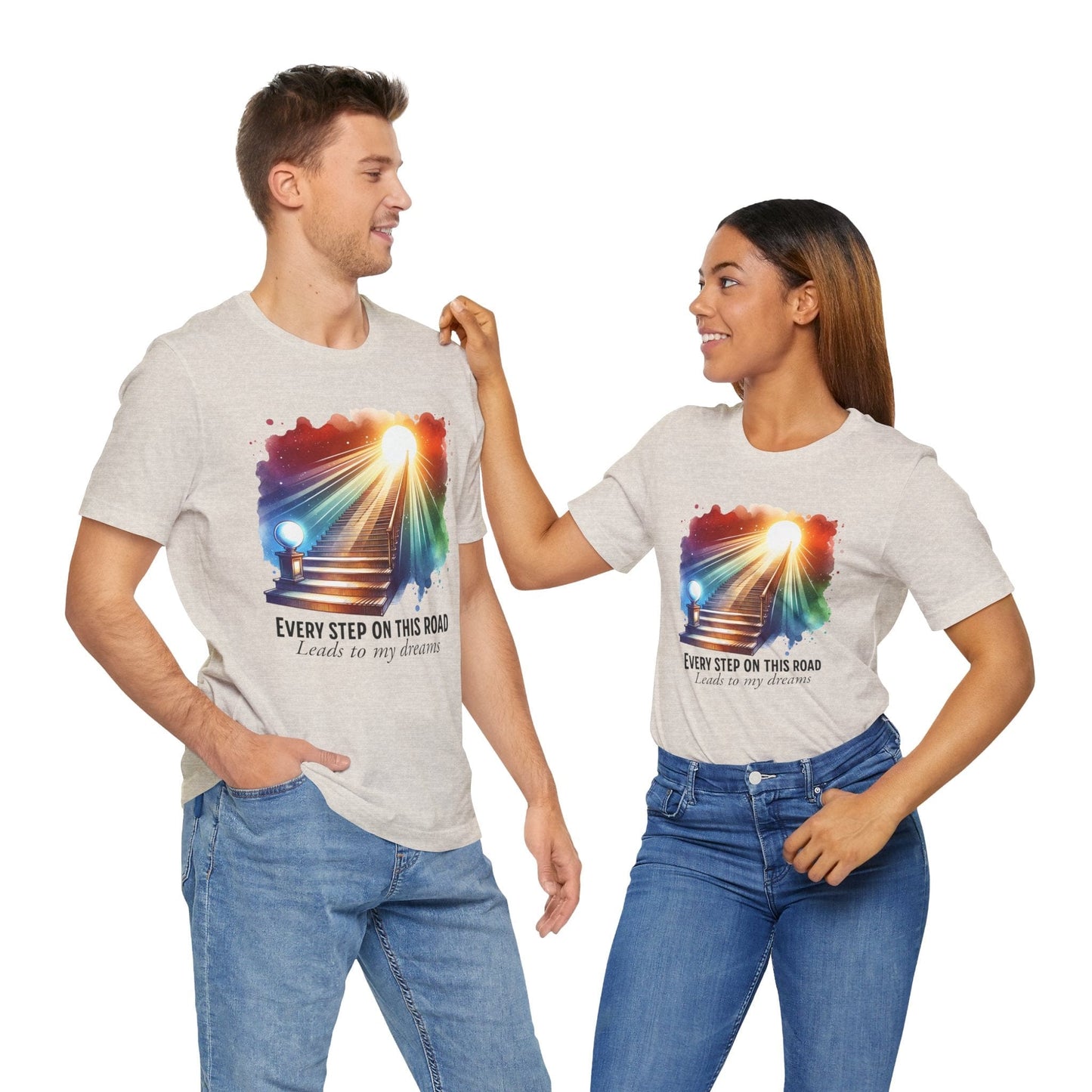 Inspirational Dream Road Unisex Jersey Tee