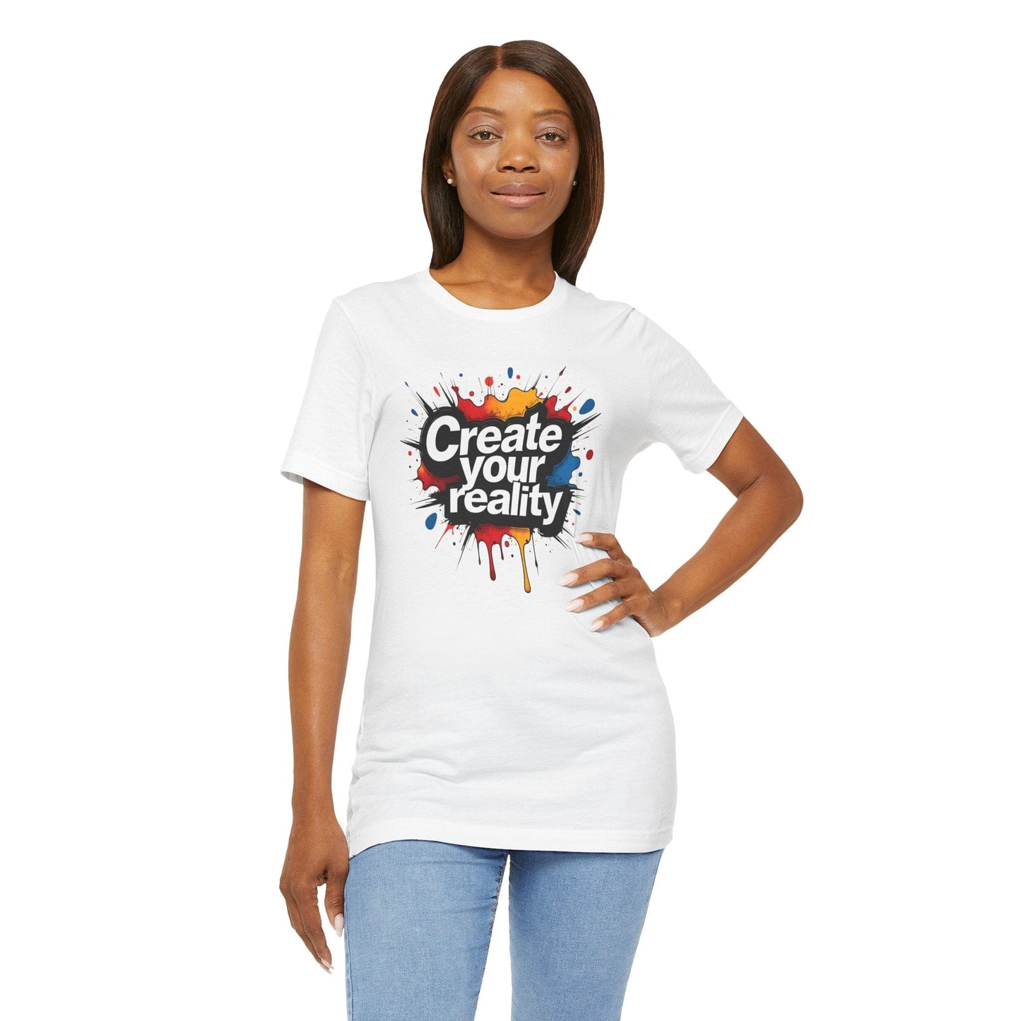 Create Your Reality Unisex Jersey Tee | Motivational Design