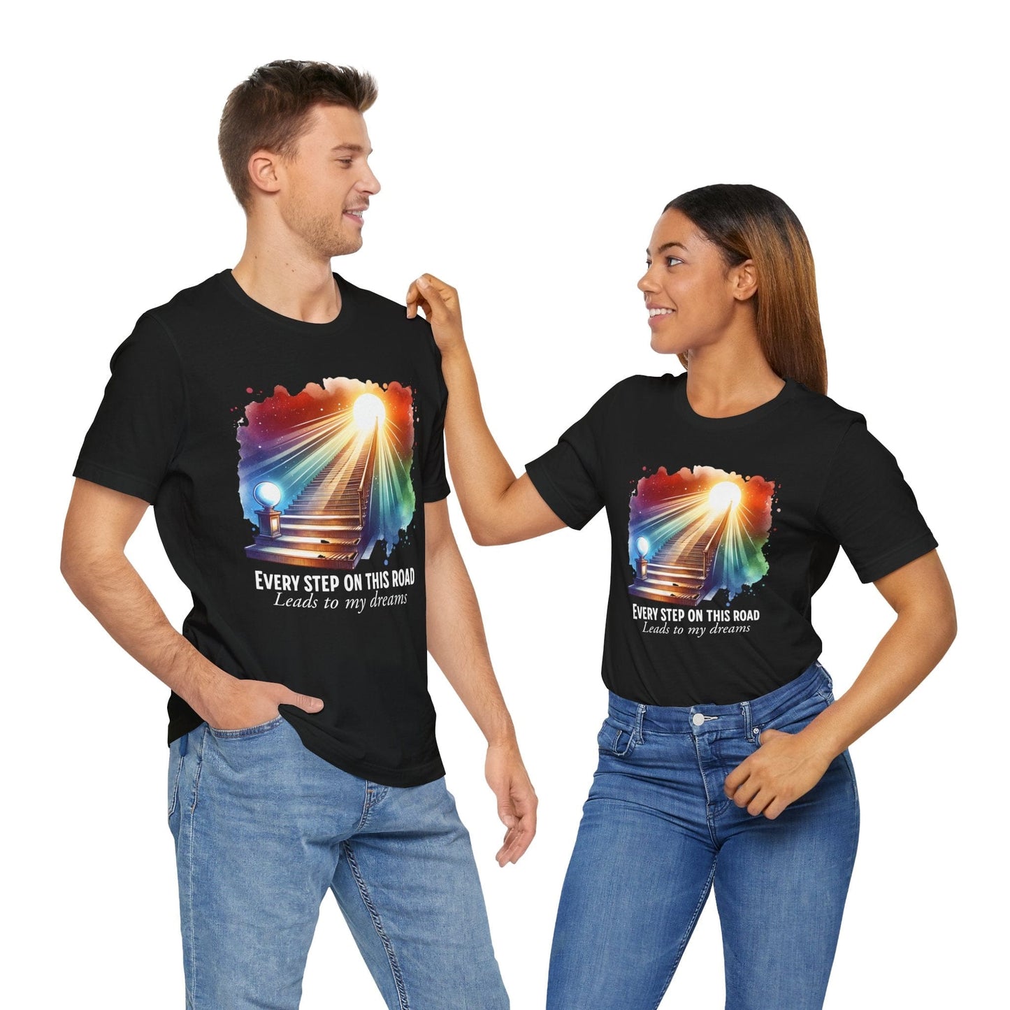 Inspirational Dream Road Unisex Jersey Tee