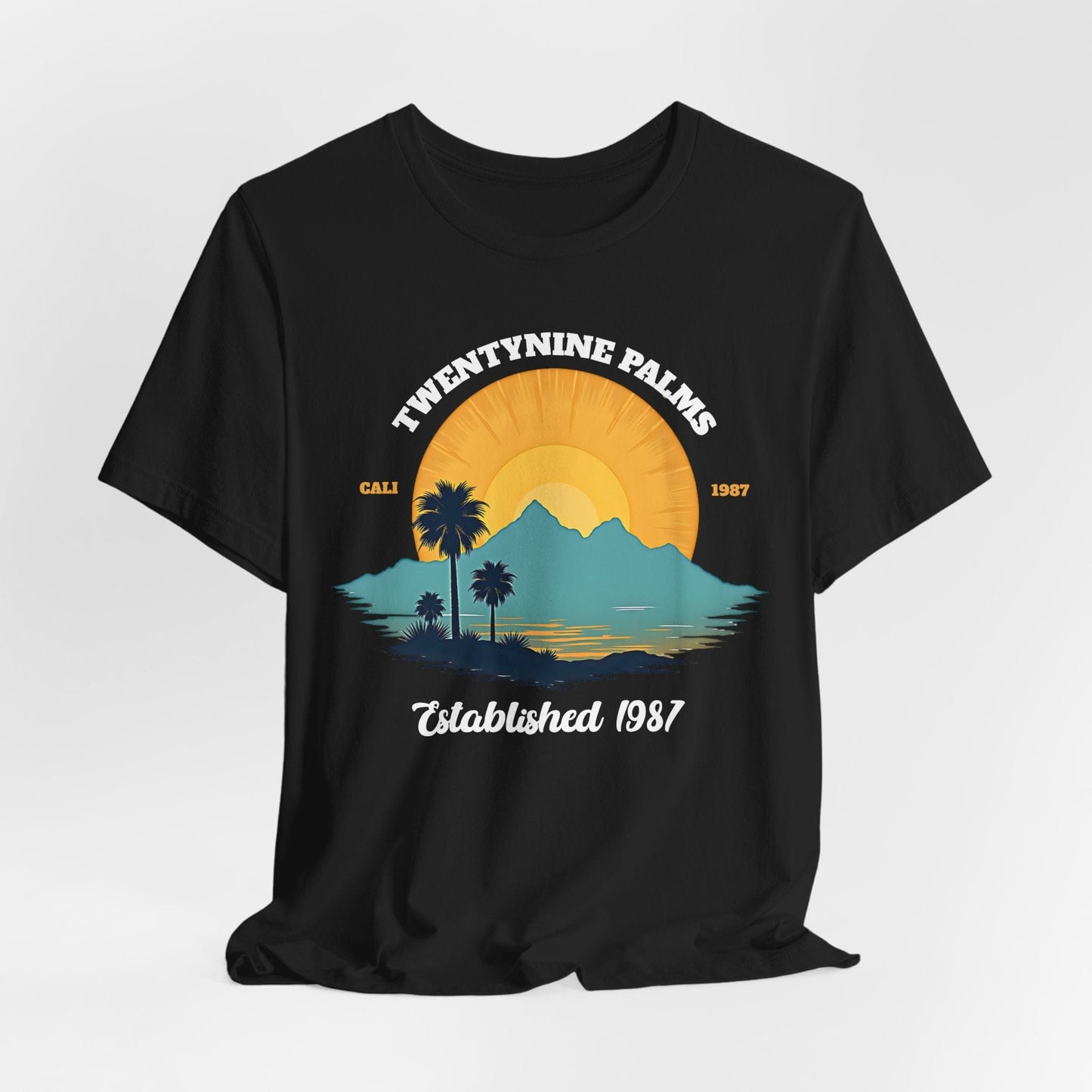 Retro California Graphic T-Shirt- Twentynine Palms Established 1987