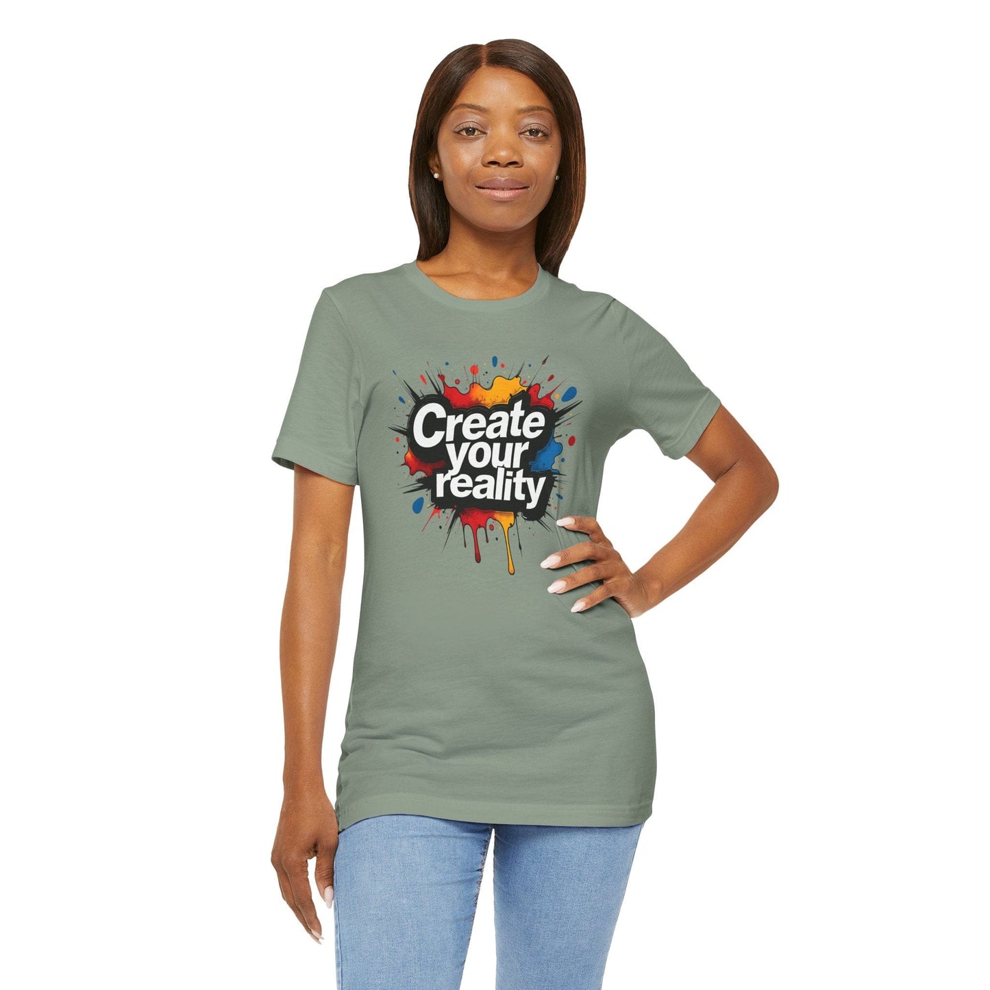 Create Your Reality Unisex Jersey Tee | Motivational Design