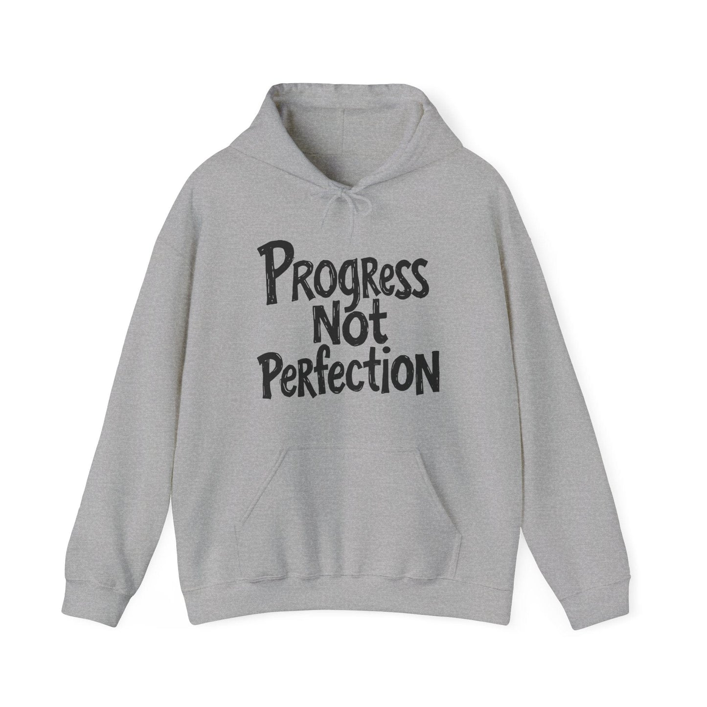 Progress Not Perfection Hoodie | Unisex Heavy Blend | Motivational