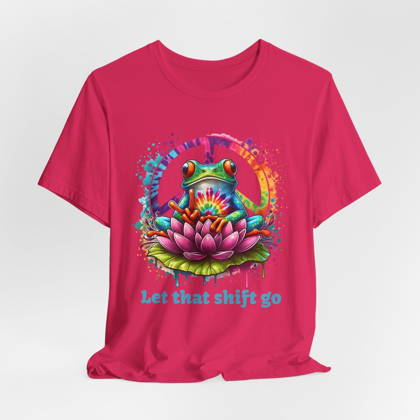 Zen Frog T-Shirt - Let that Shift Go - Unisex T-Shirt