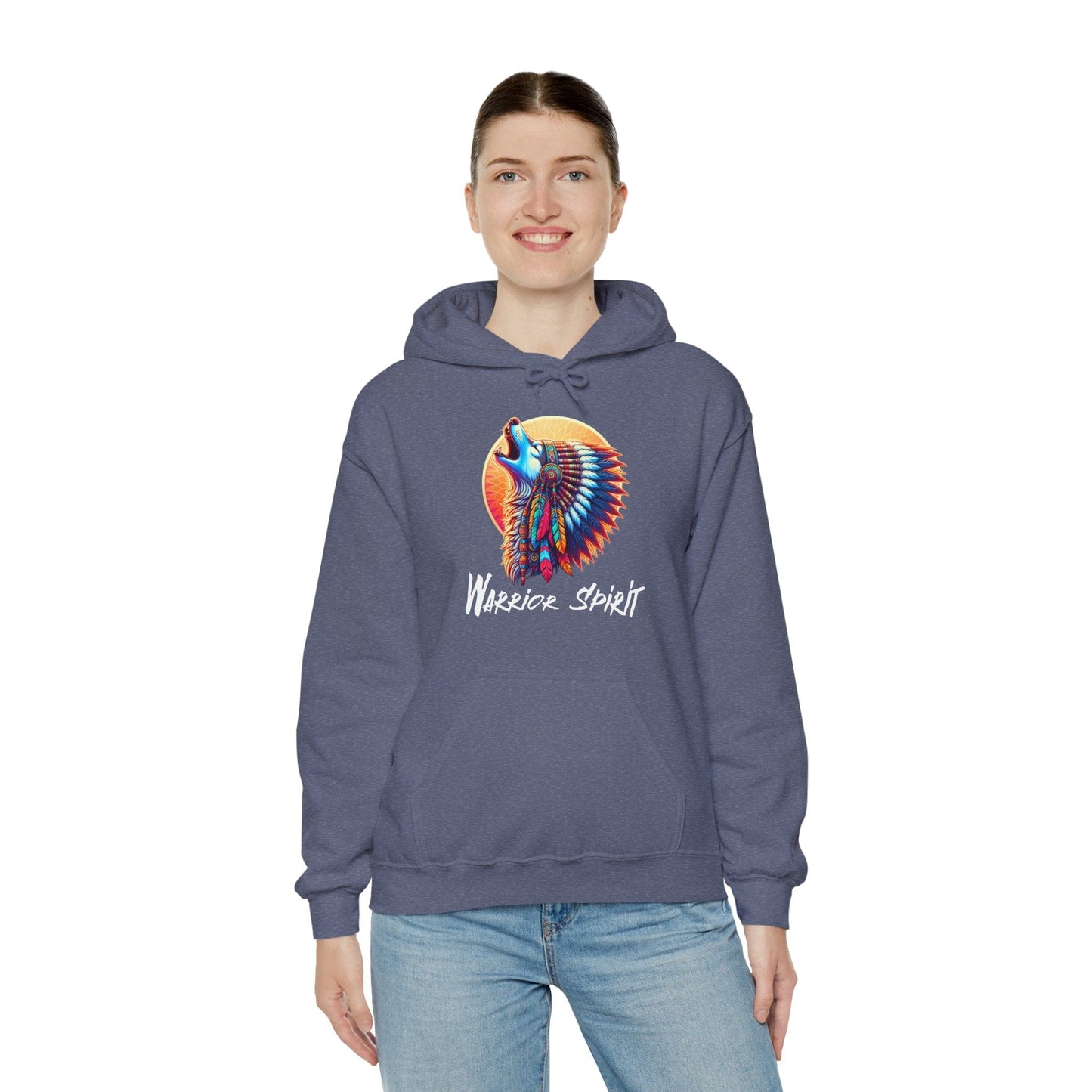 Warrior Spirit Unisex Hooded Sweatshirt - Comfortable & Stylish