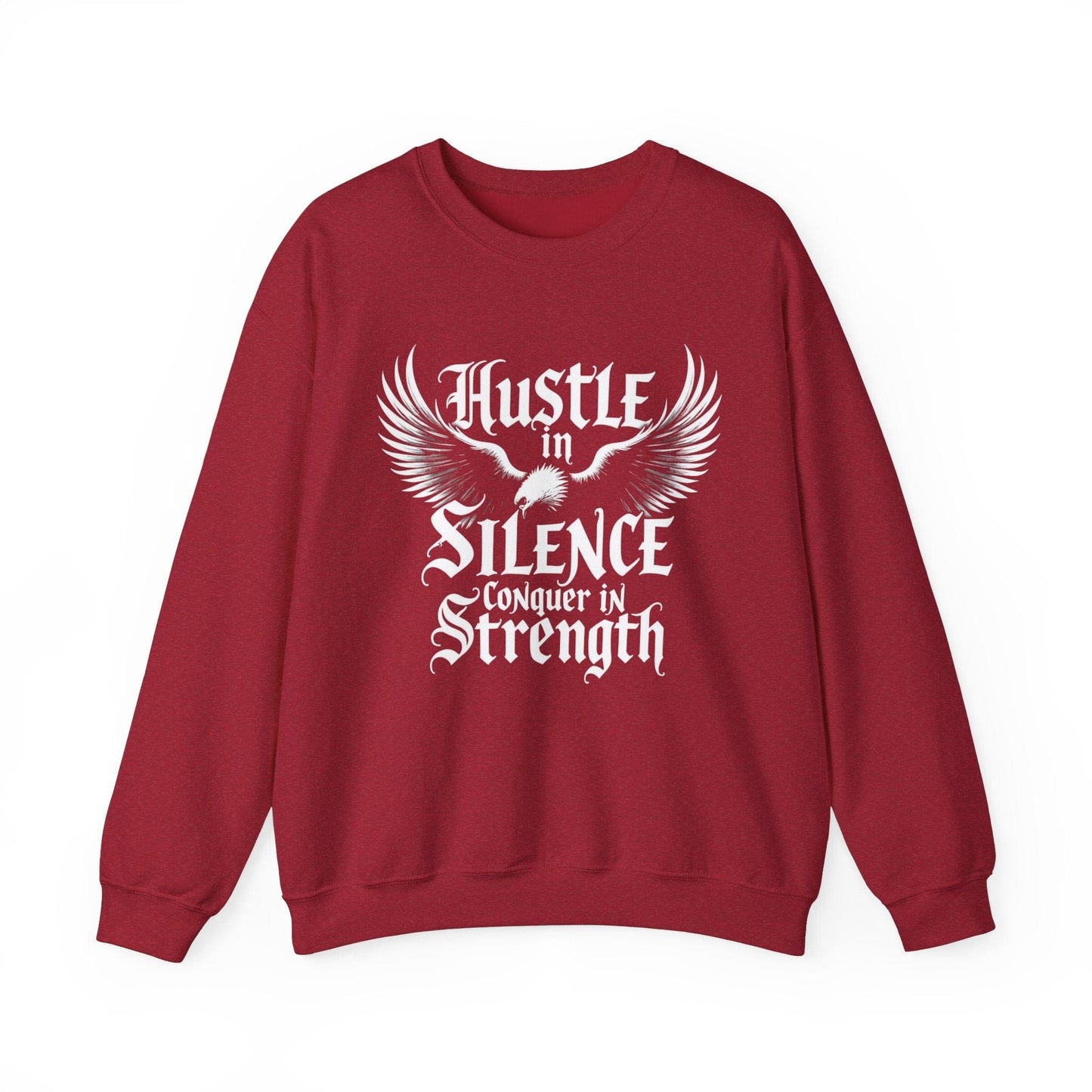 Inspirational Hustle Crewneck Sweatshirt | Motivational & Cozy