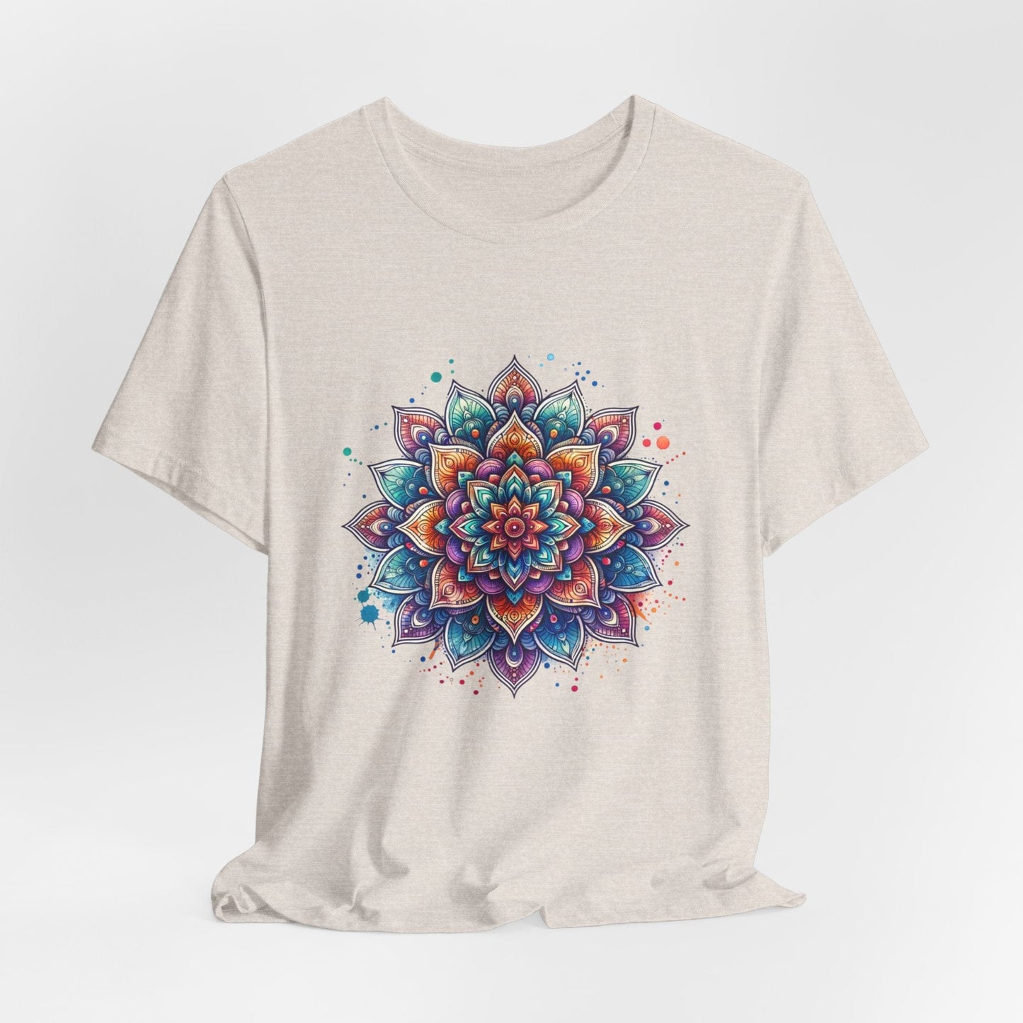 Colorful Mandala Unisex Tee | Vibrant & Peaceful Design