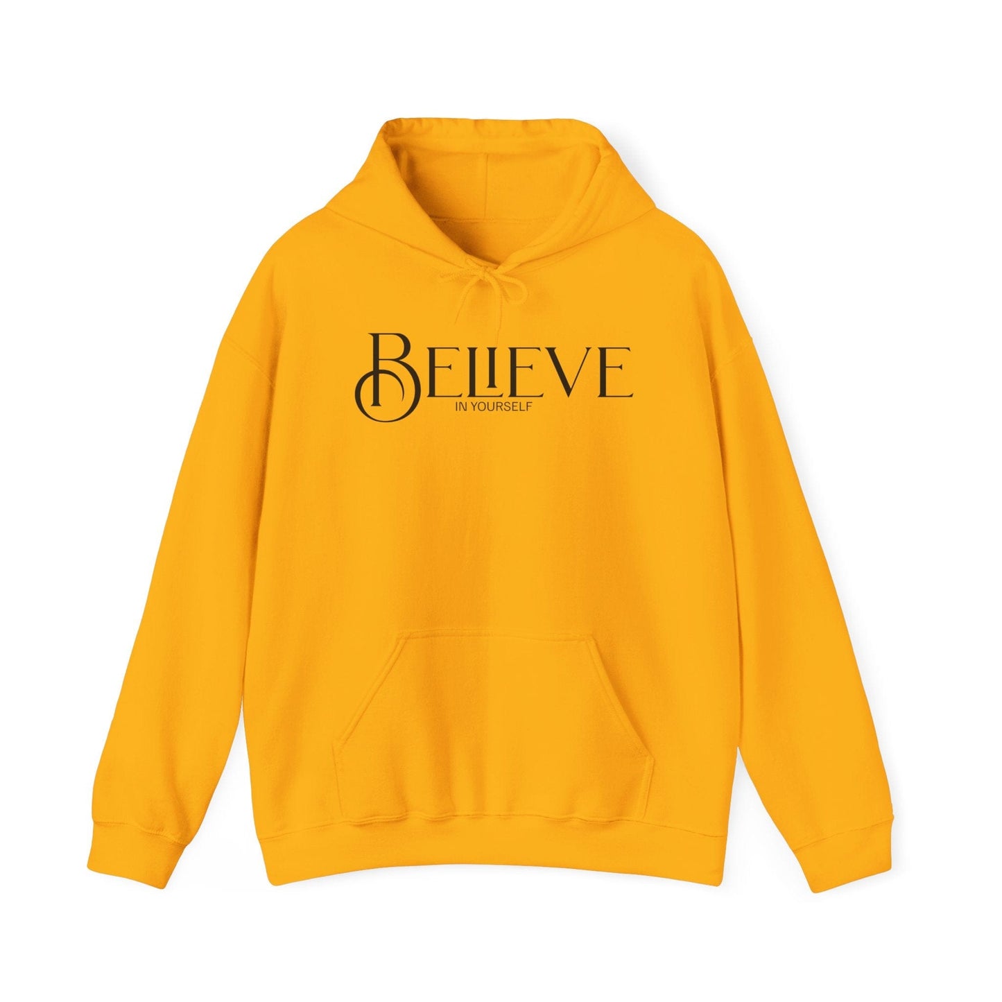 Inspirational Unisex Hooded Sweatshirt | Believe in Yourself