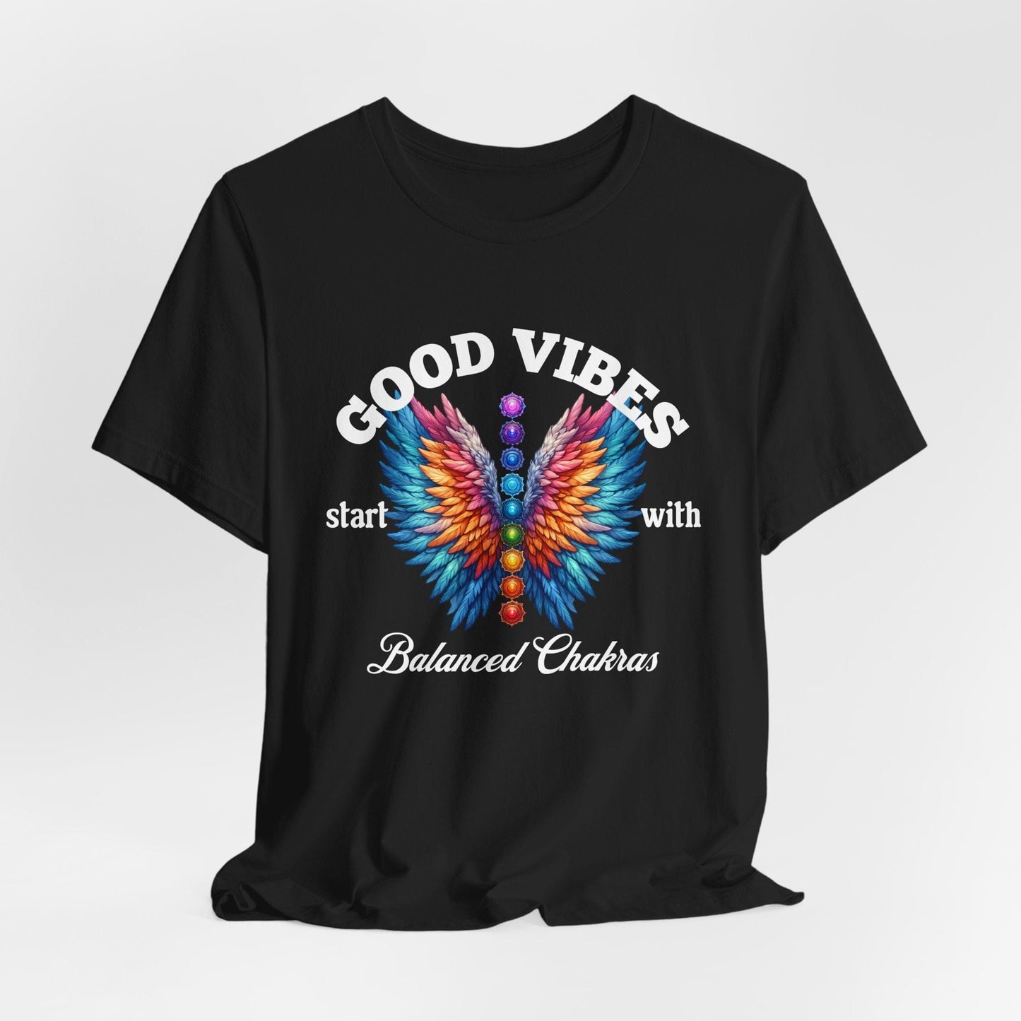 Good Vibes Balanced Chakras Unisex Jersey Tee
