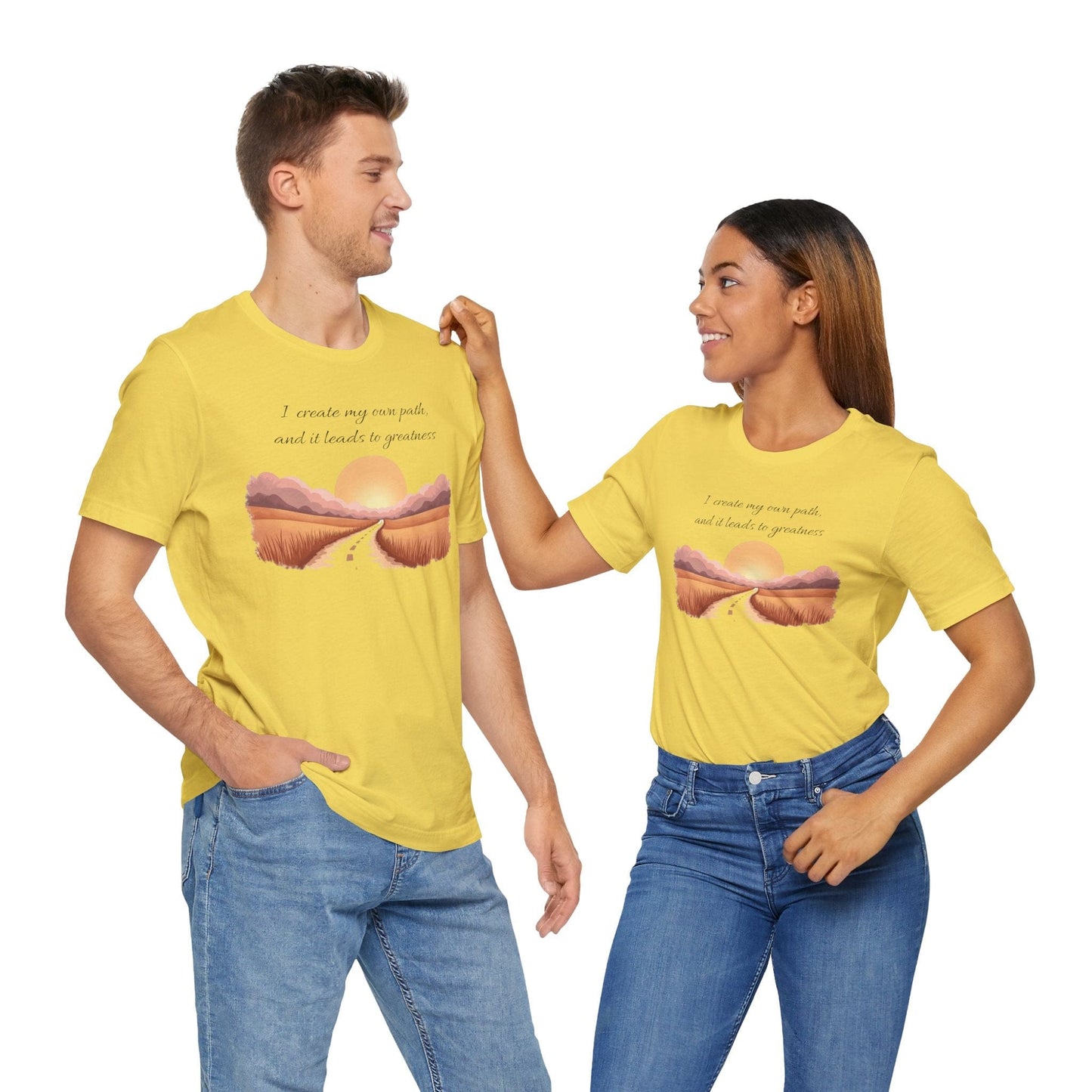 T-Shirt - I Create My Own Path Unisex Jersey Short Sleeve Tee
