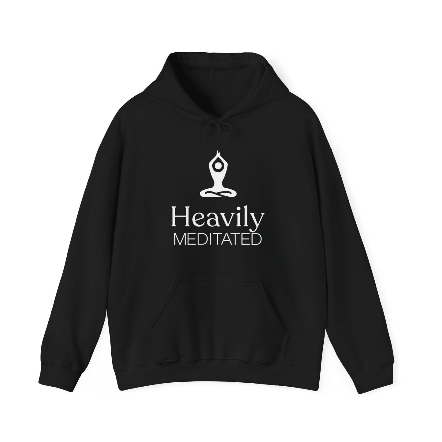 Heavily Meditated Unisex Hoodie - Cozy Spiritual Sweatshirt