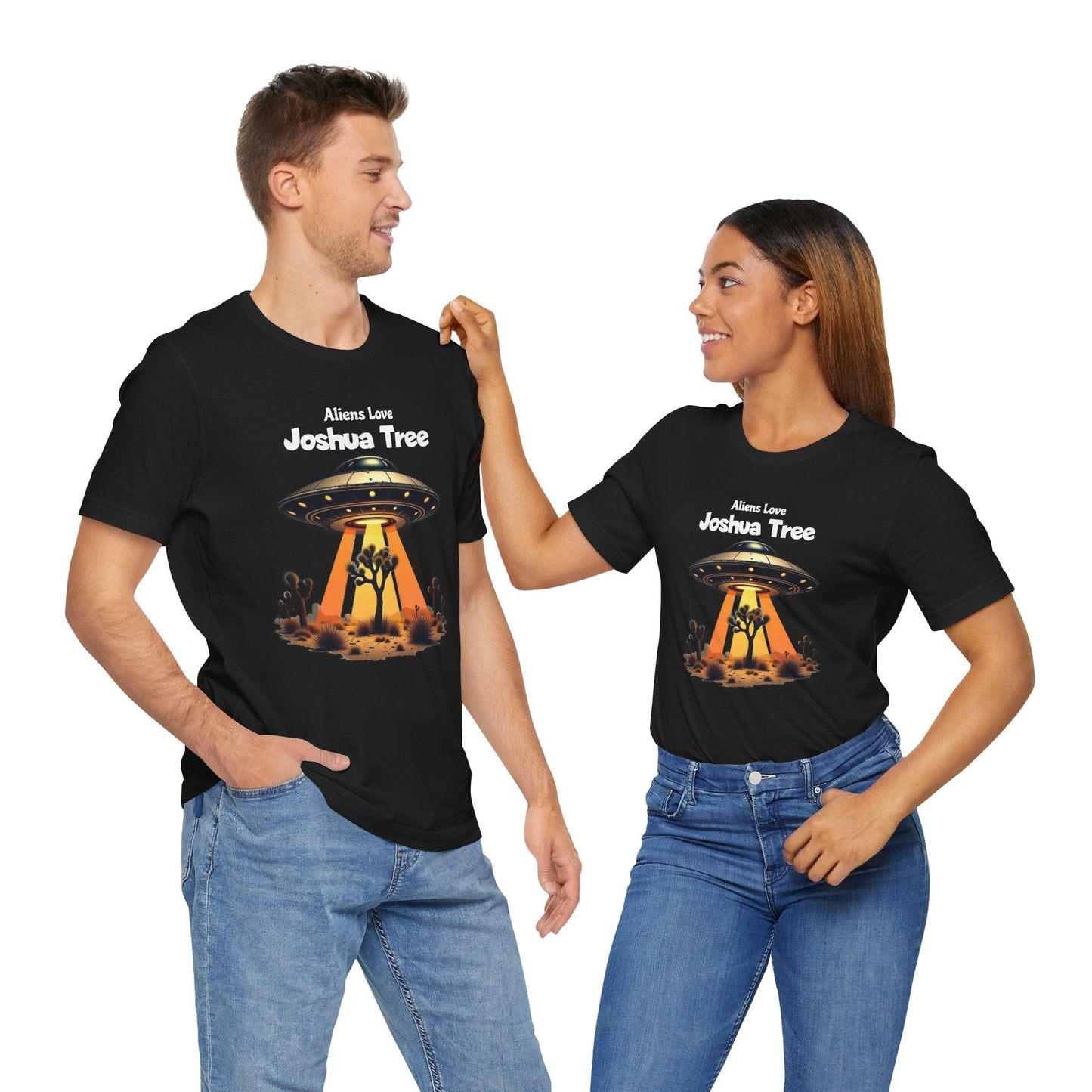 UFO Joshua Tree T-Shirt - Unisex Graphic Short Sleeve T-Shirt