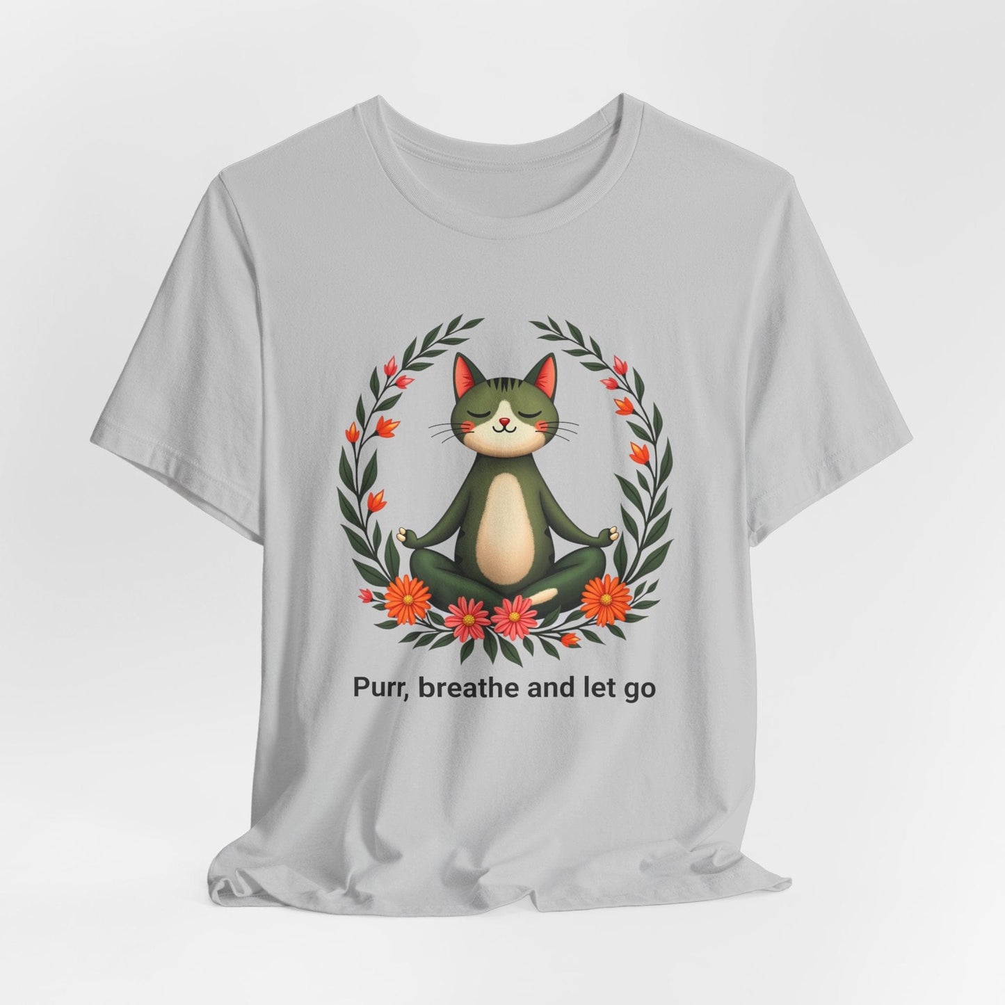 Cat Yoga Tee | Fun & Relaxing Design for Cat Lovers