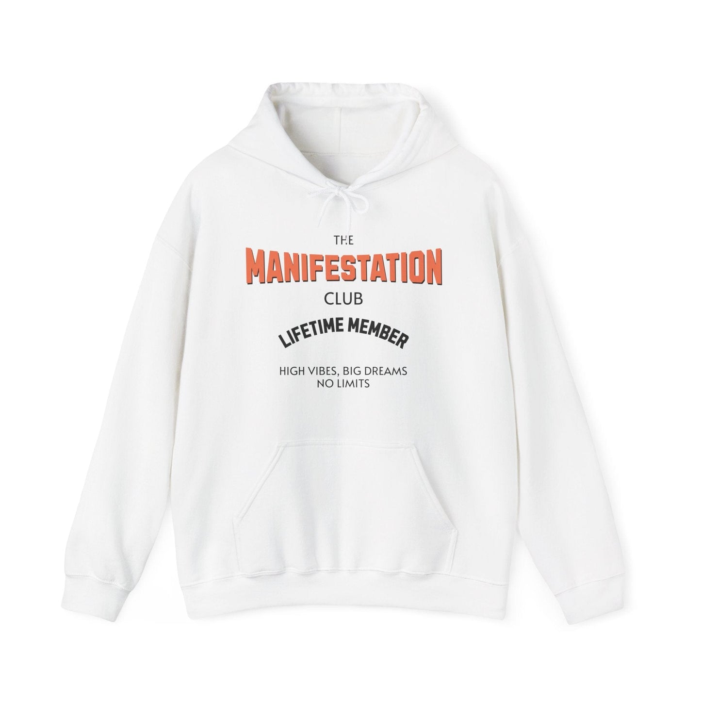 Manifestation Club Hooded Sweatshirt | Big Dreams, Cool Design
