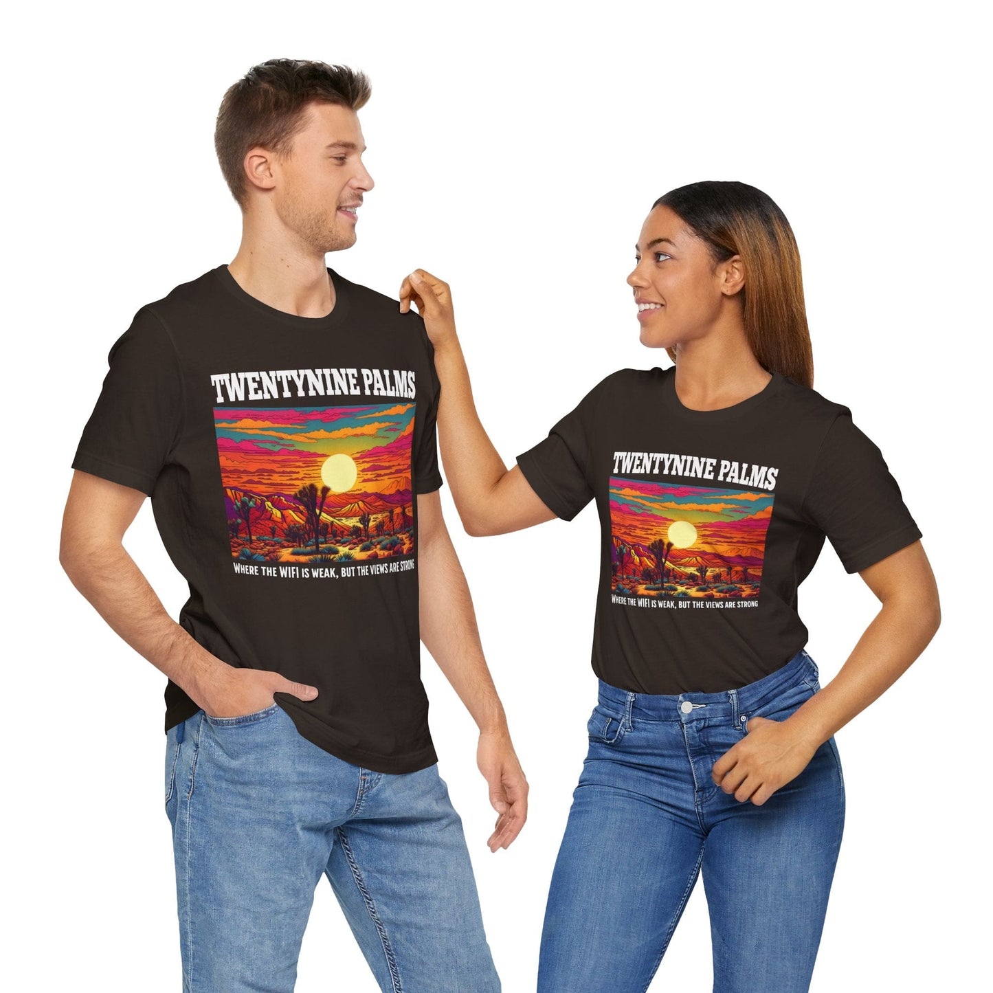 Twentynine Palms Graphic T-Shirt - "Where the WIFI is Weak, But the Views are Strong"