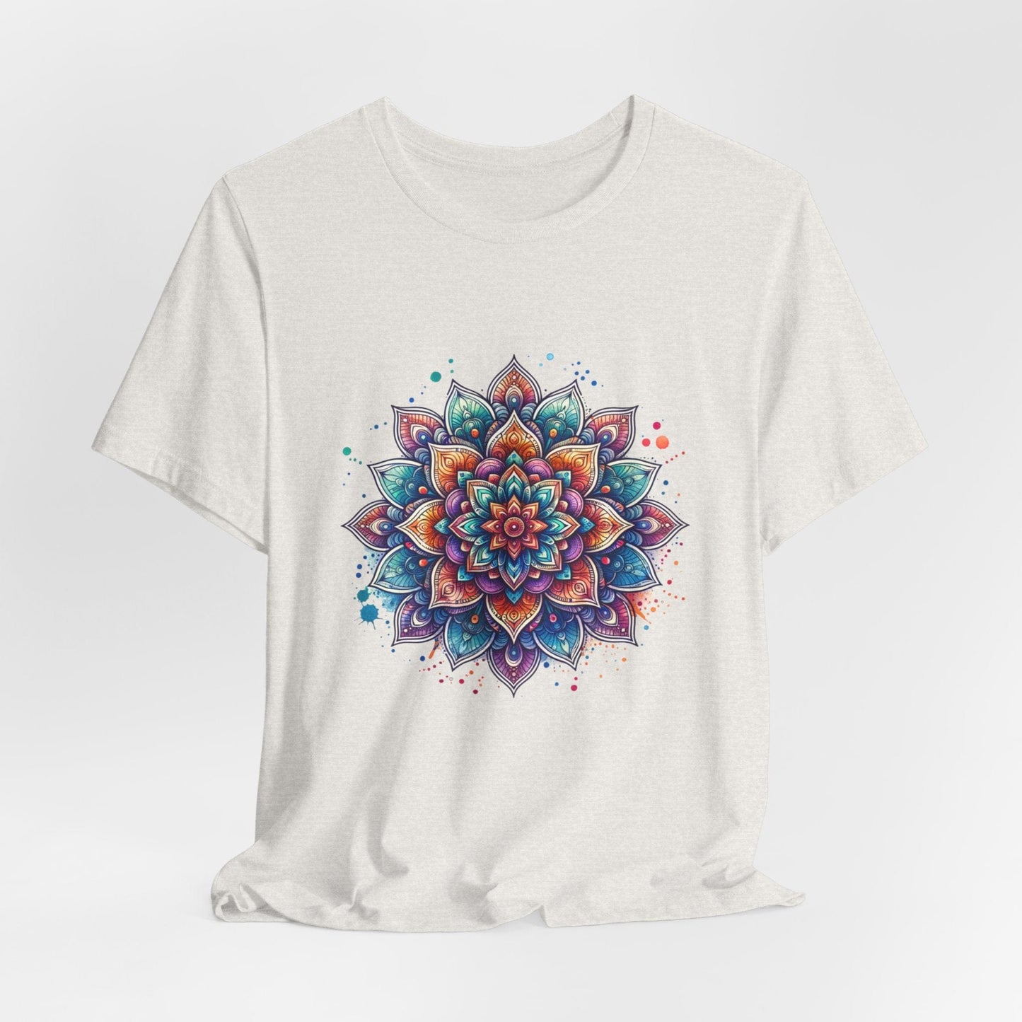 Colorful Mandala Unisex Tee | Vibrant & Peaceful Design