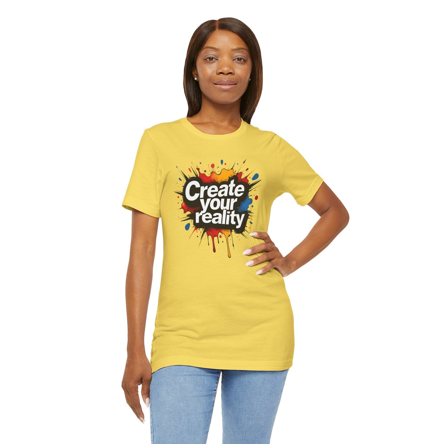 Create Your Reality Unisex Jersey Tee | Motivational Design