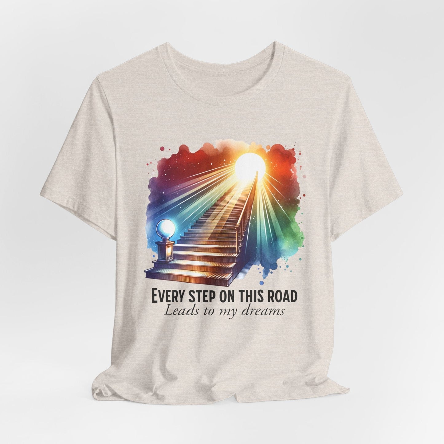Inspirational Dream Road Unisex Jersey Tee