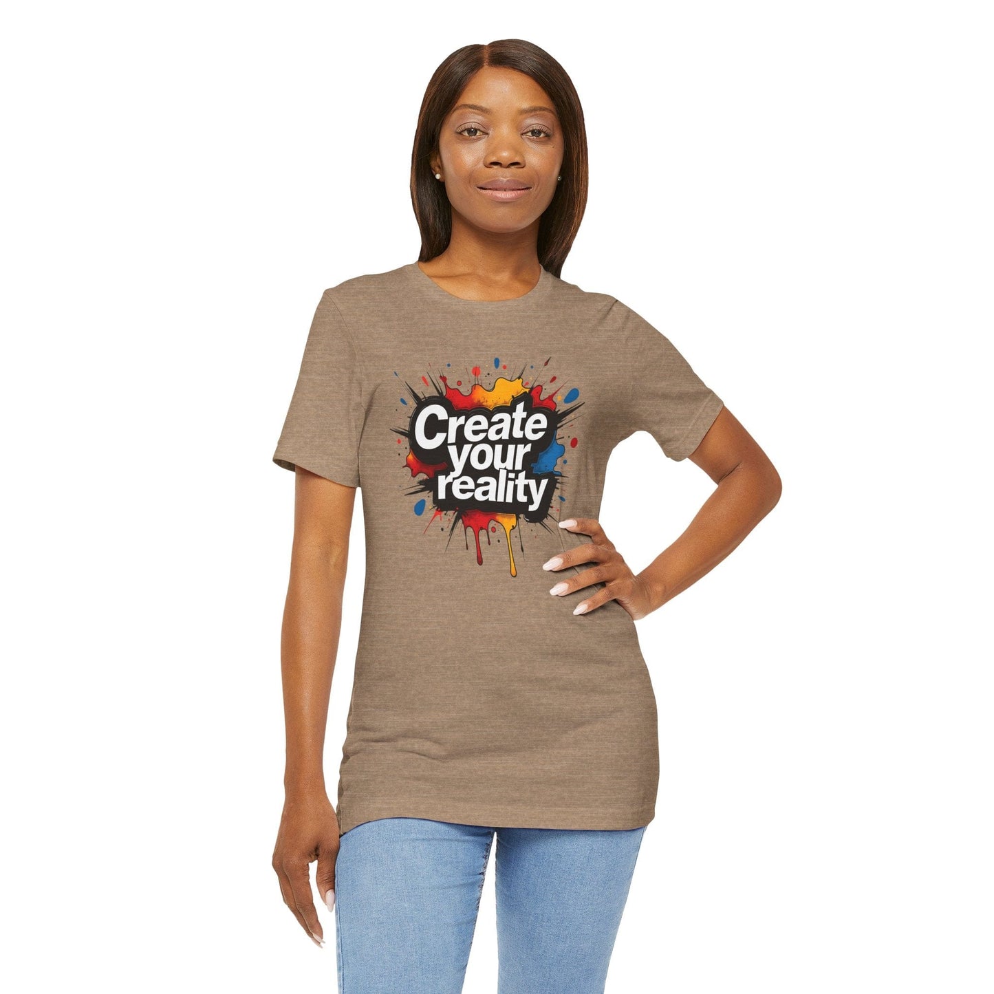 Create Your Reality Unisex Jersey Tee | Motivational Design