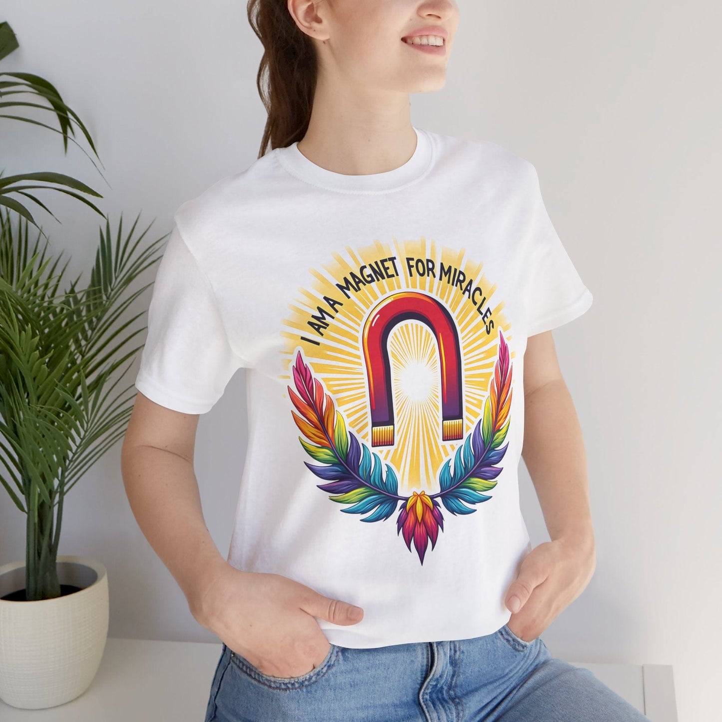 Magnet for Miracles Unisex Tee | Motivational & Comfortable