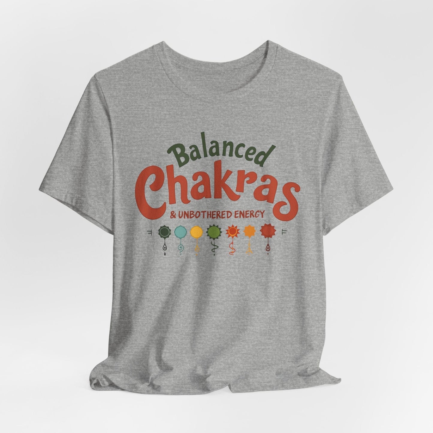 Balanced Chakras Short Sleeve Tee | Mindful Energy Design