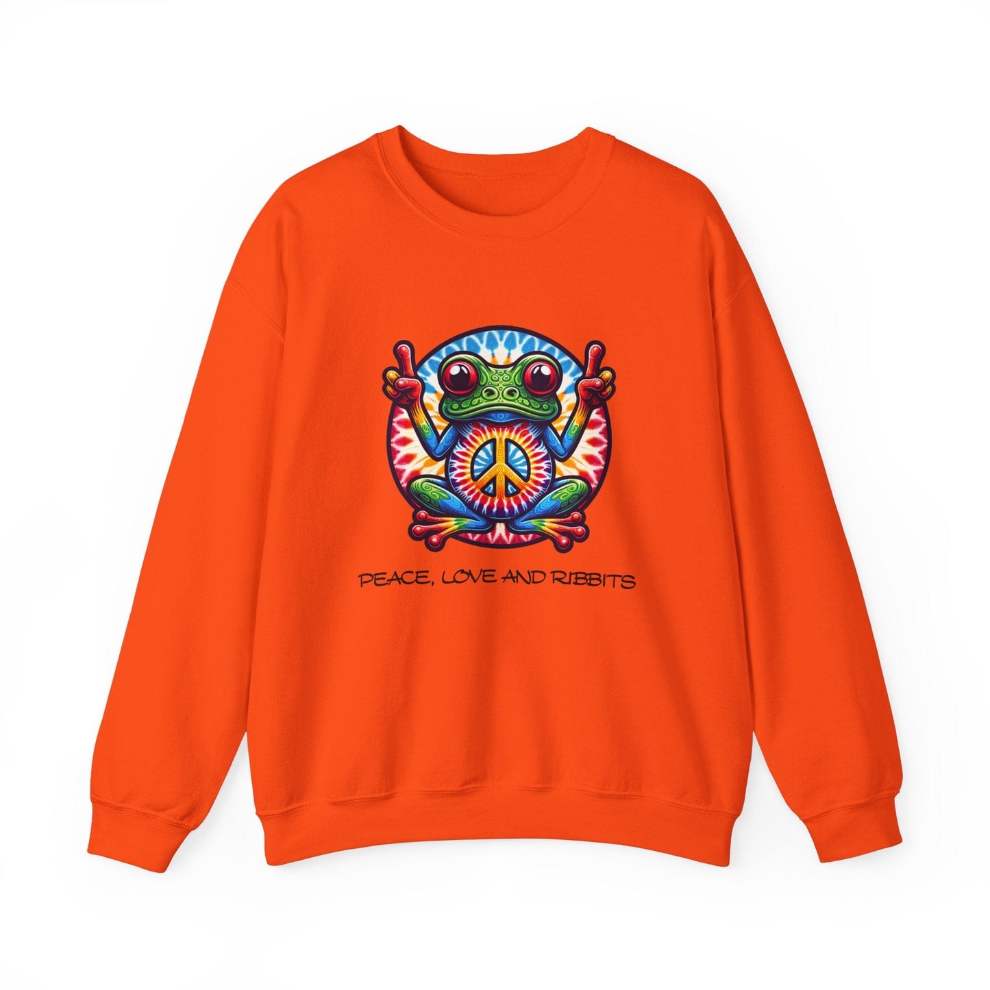 Peace, Love and Ribbits Sweatshirt | Fun & Comfortable Design