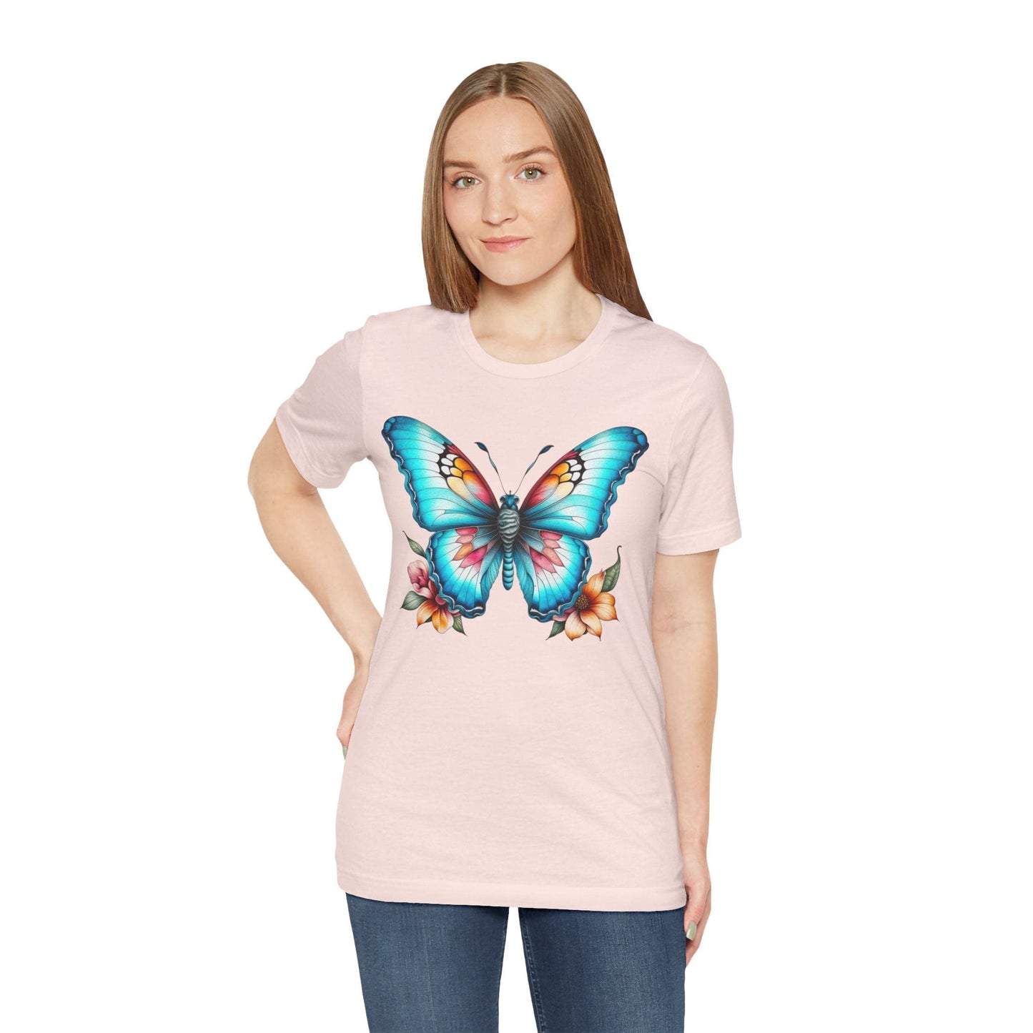 Butterfly Inspiration Unisex Tee | Uplifting and Colorful Design