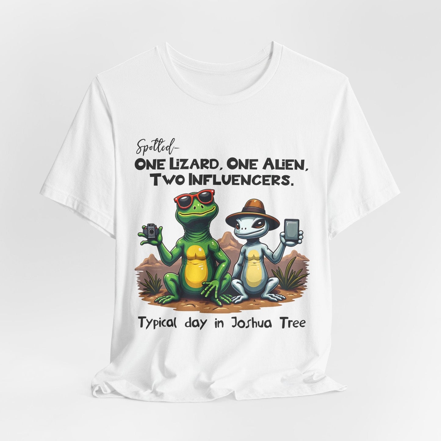 Joshua Tree T-Shirt- One Lizard and Two Influencers