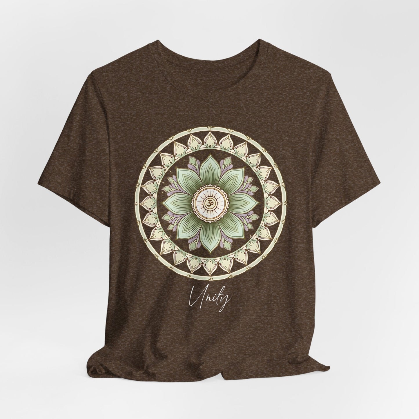 Mandala T-Shirt for Mindfulness and Yoga: Unity