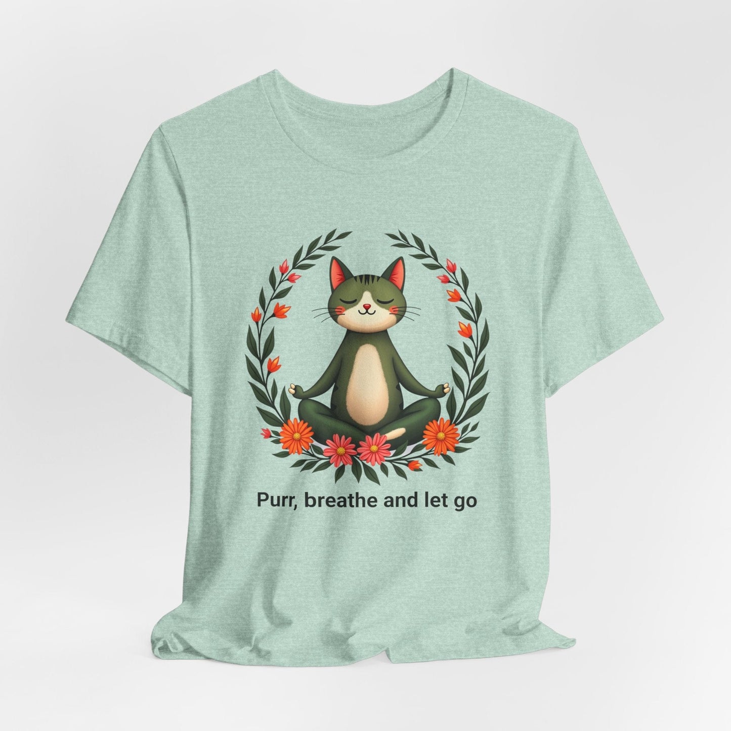 Cat Yoga Tee | Fun & Relaxing Design for Cat Lovers