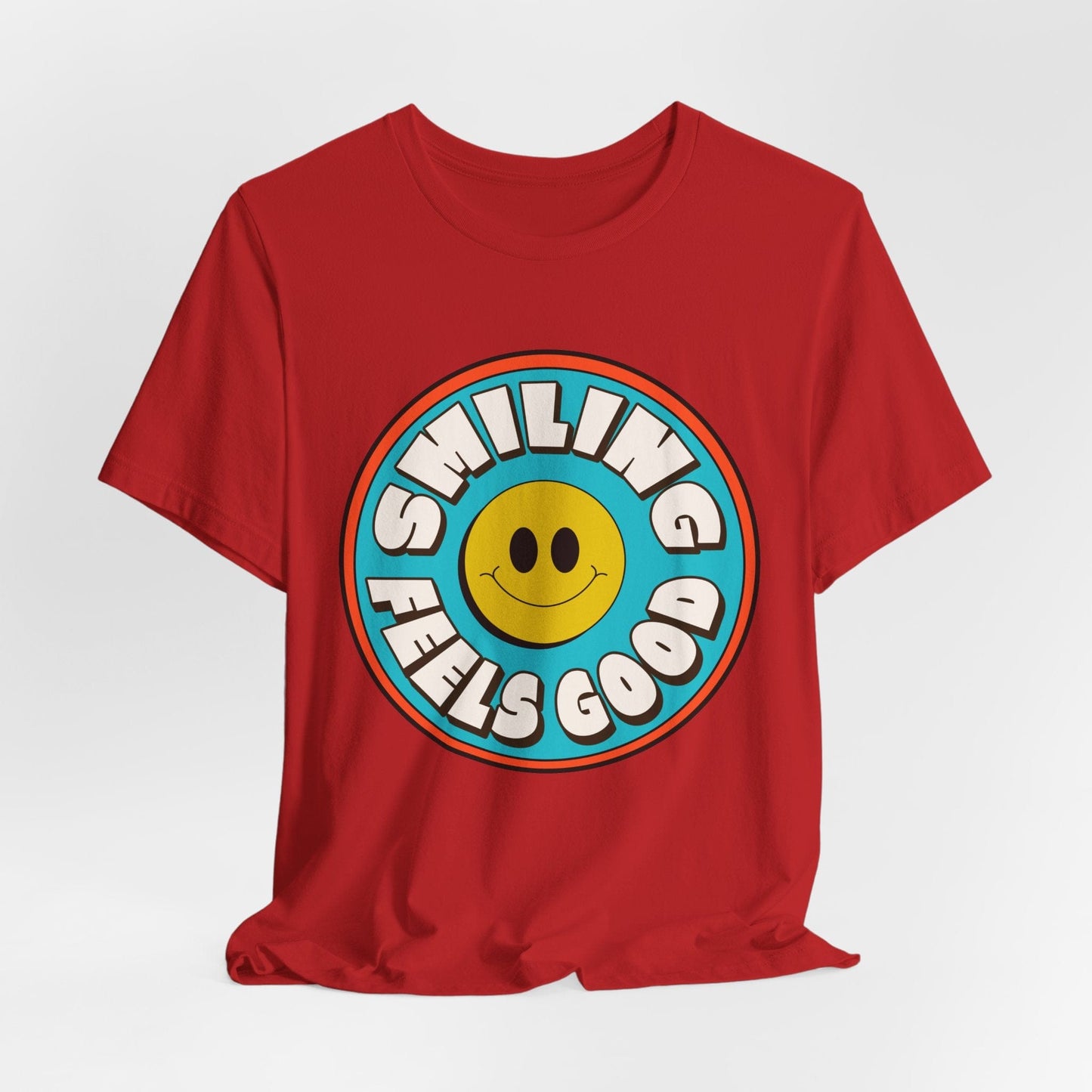 Smile Reminder T-Shirt / Smiling Feels Good