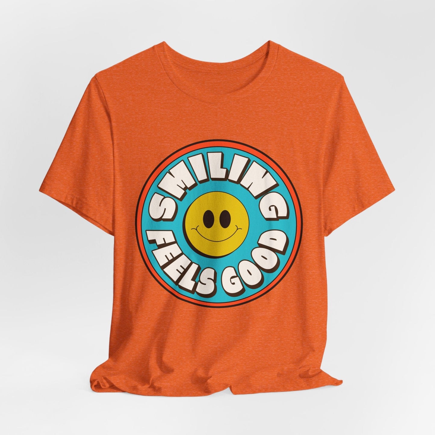 Smile Reminder T-Shirt | Smiling Feels Good | Positive Vibes