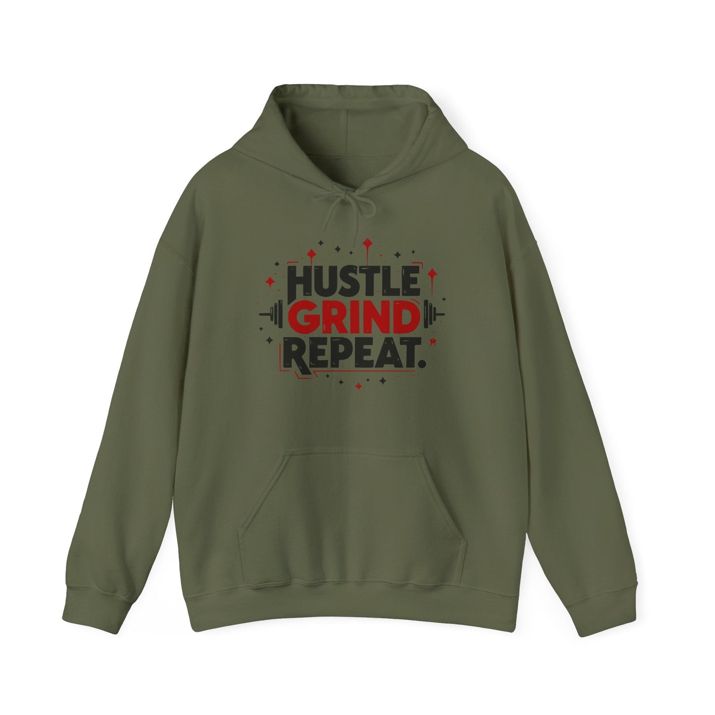 Hustle Grind Repeat Hoodie | Motivational & Cozy