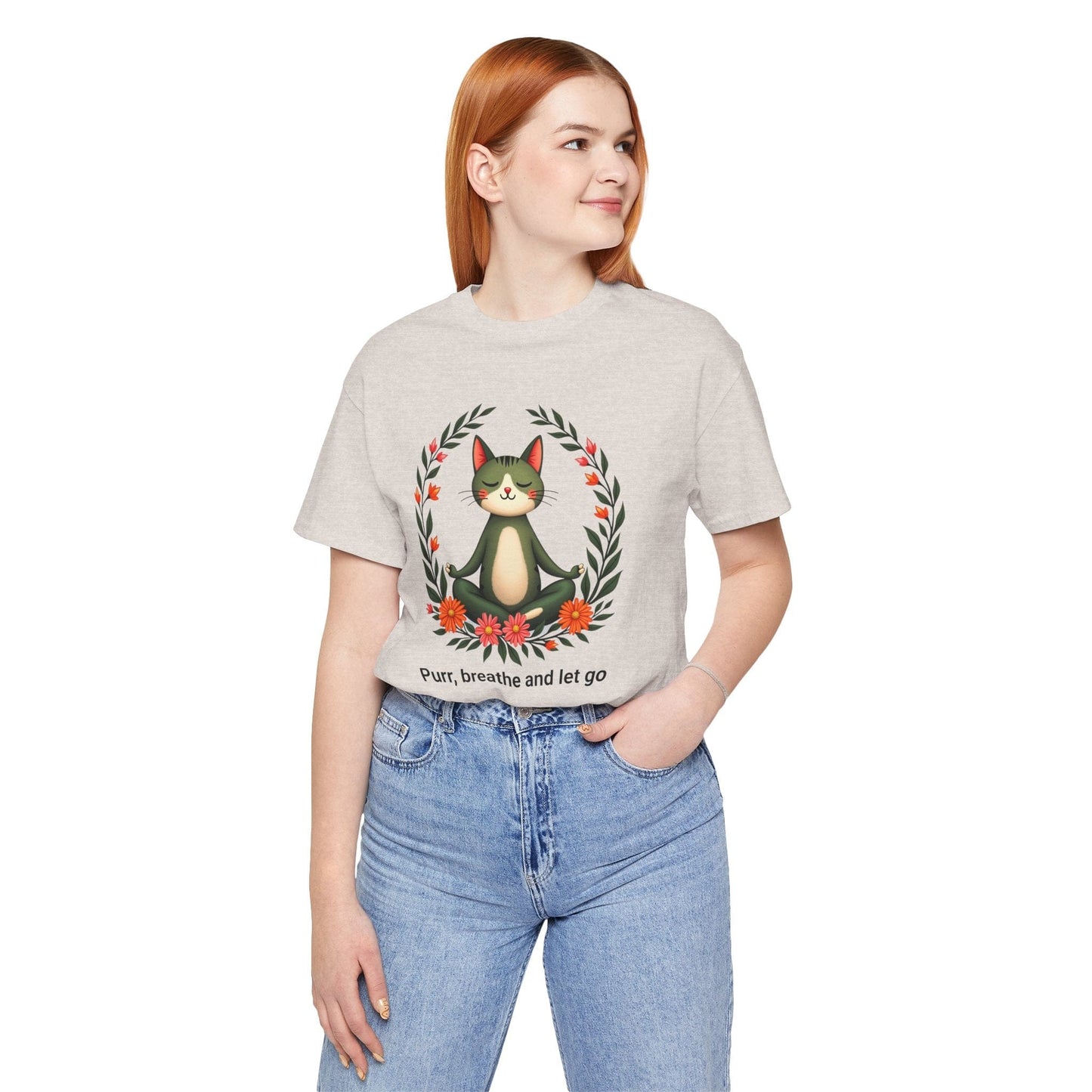 Cat Yoga Tee | Fun & Relaxing Design for Cat Lovers