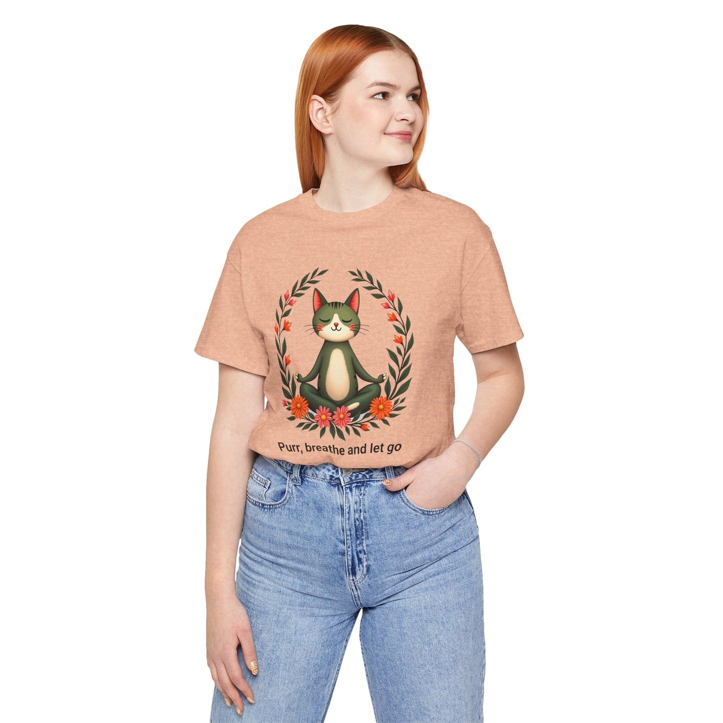 Cat Yoga Tee | Fun & Relaxing Design for Cat Lovers