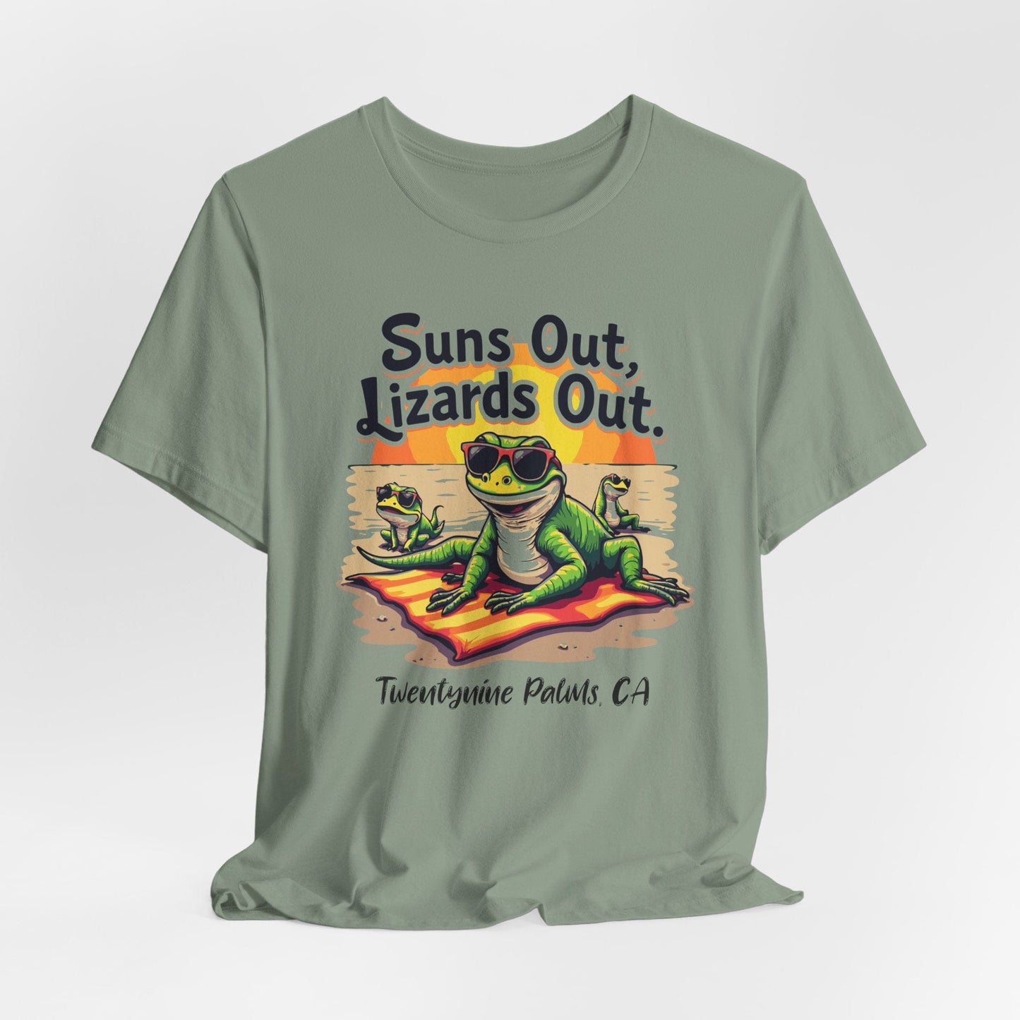 Suns Out Lizards Out Unisex T-Shirt - Fun Summer Vibe Shirt