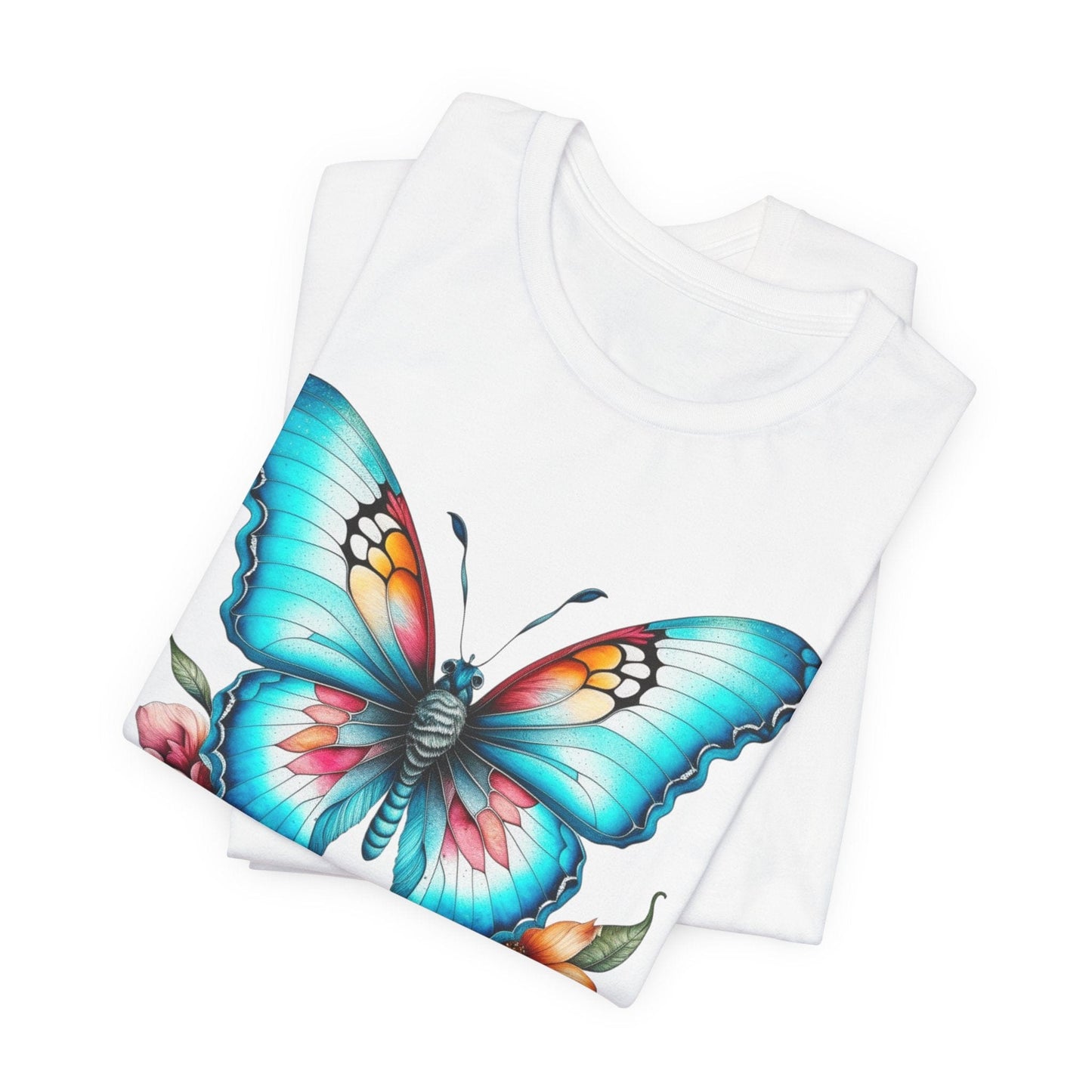 Butterfly Inspiration Unisex Tee | Uplifting and Colorful Design