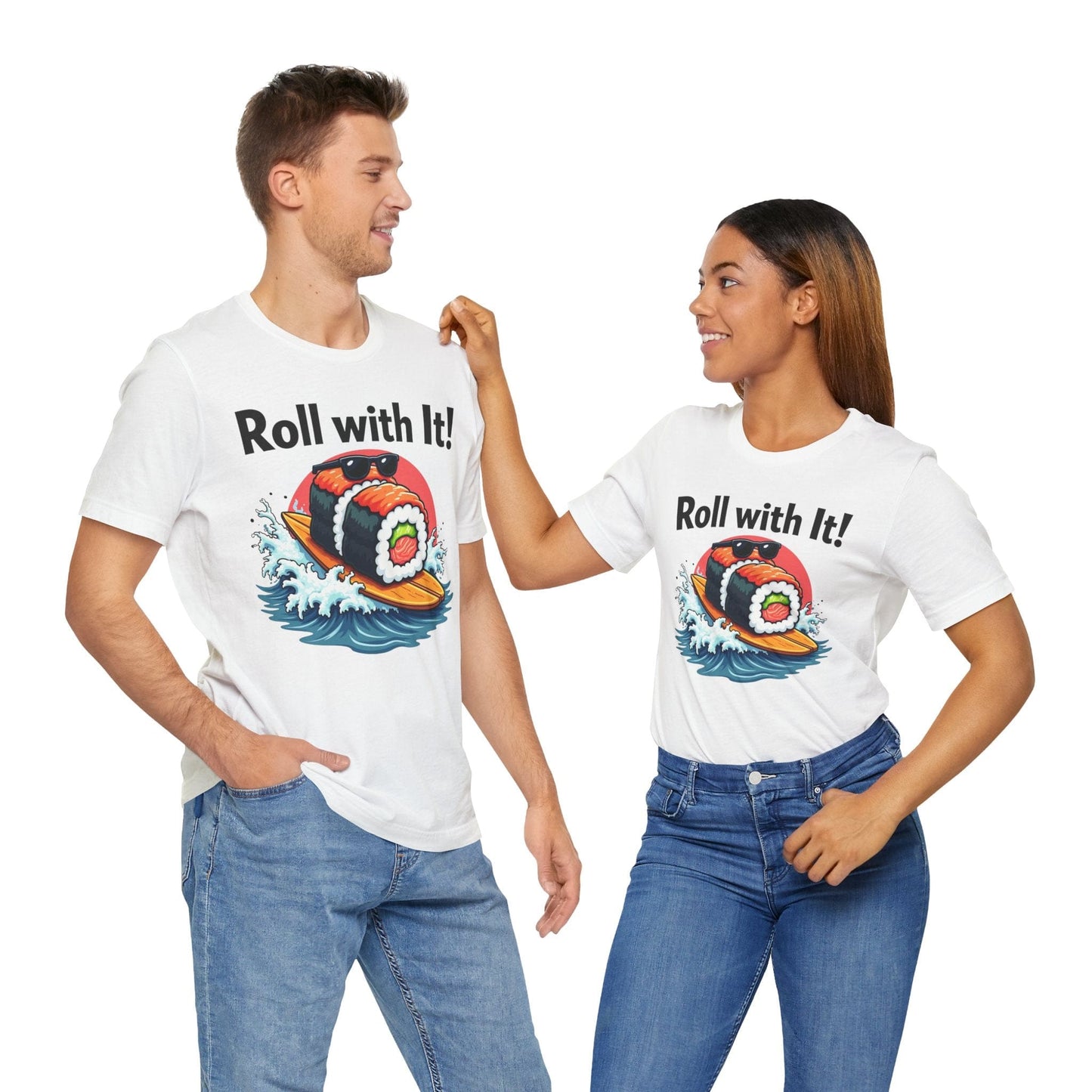 Sushi Graphic Tee | 'Roll with It' Fun & Stylish Design