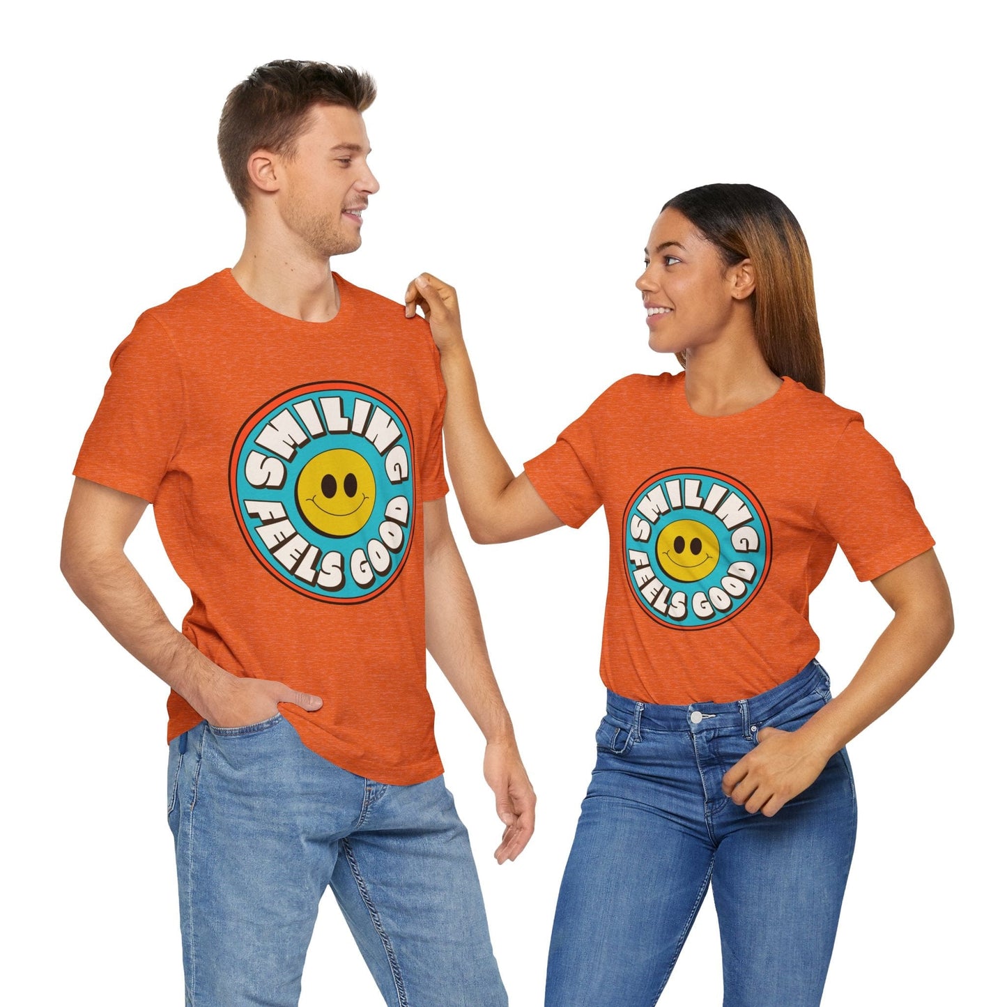 Smile Reminder T-Shirt / Smiling Feels Good