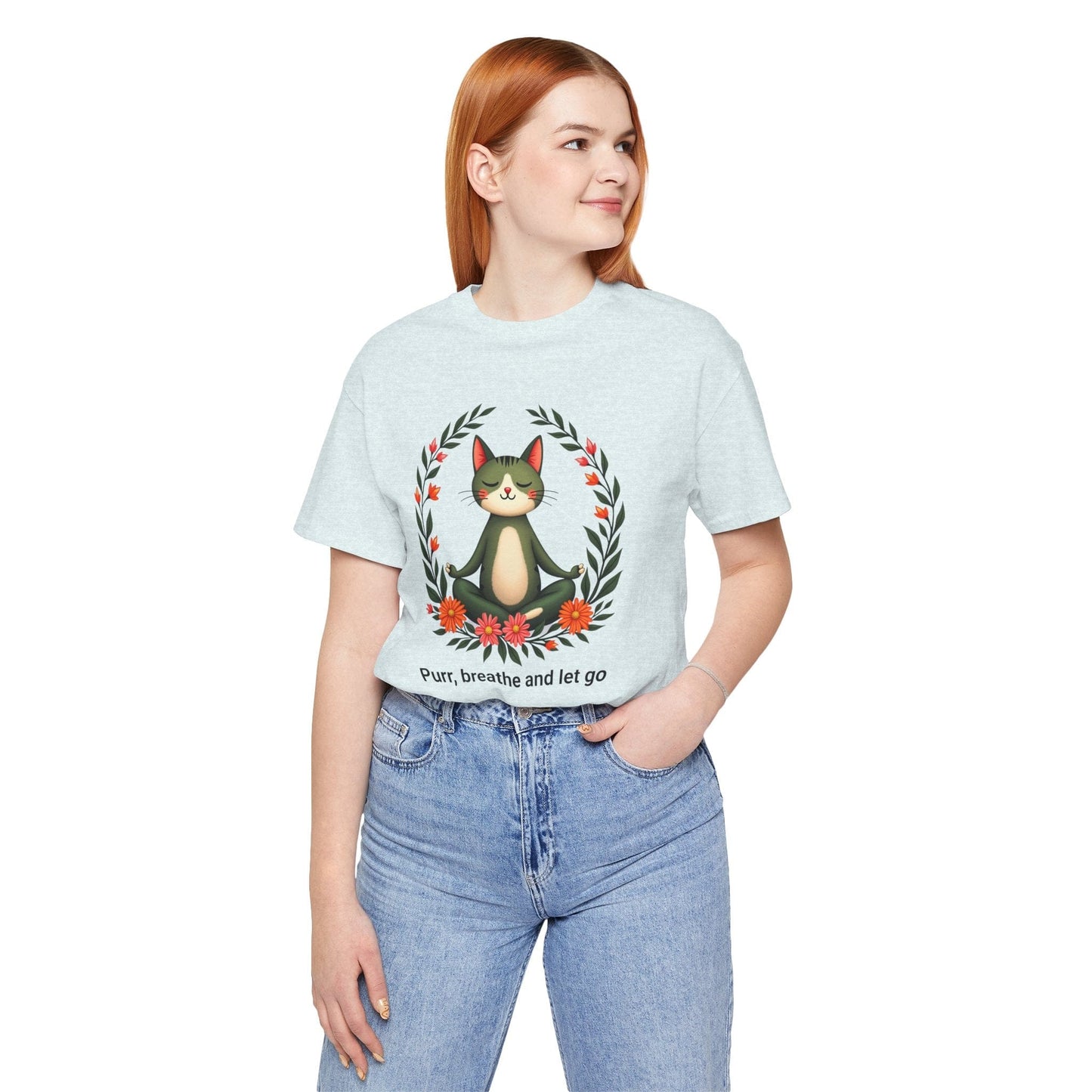 Cat Yoga Tee | Fun & Relaxing Design for Cat Lovers