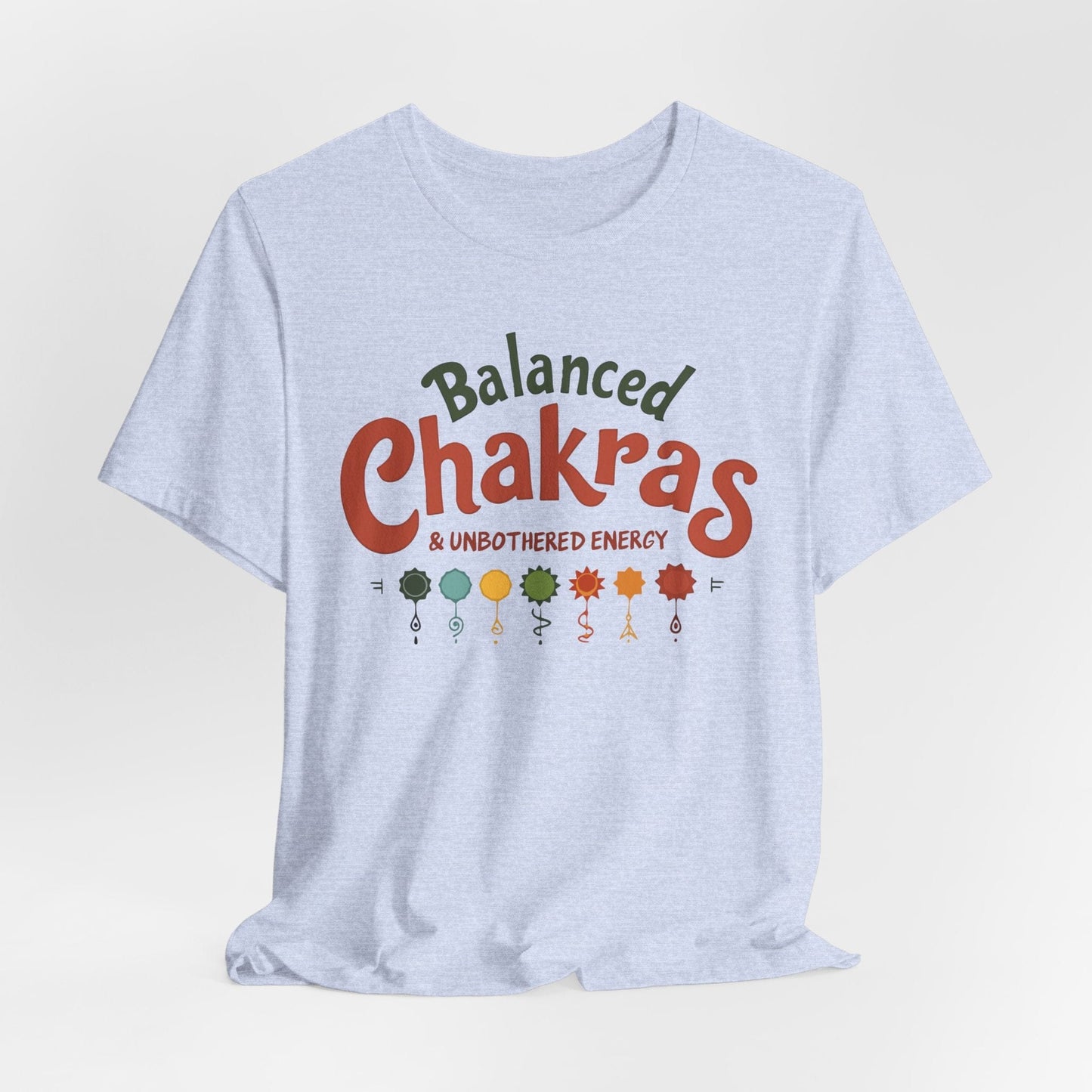 Balanced Chakras Short Sleeve Tee | Mindful Energy Design