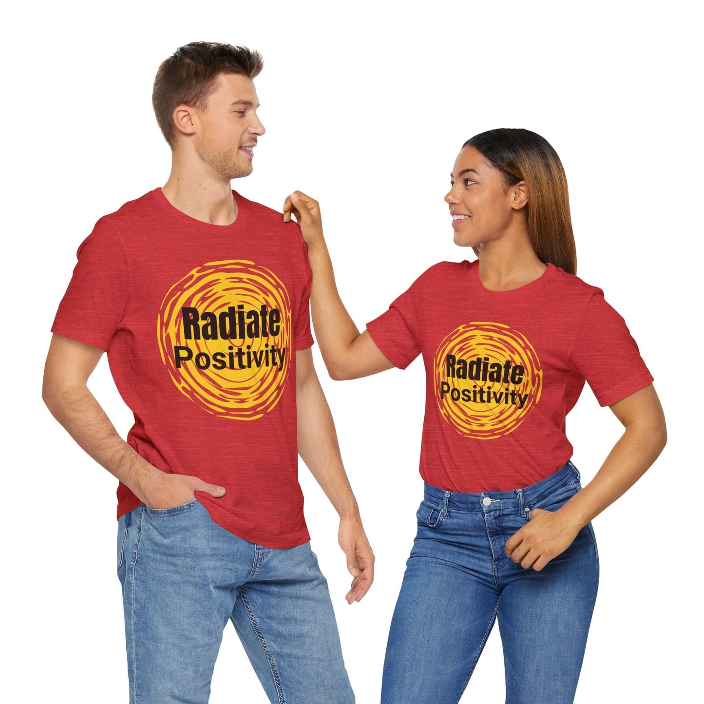 Radiate Positivity Unisex T-Shirt - Spread Good Vibes