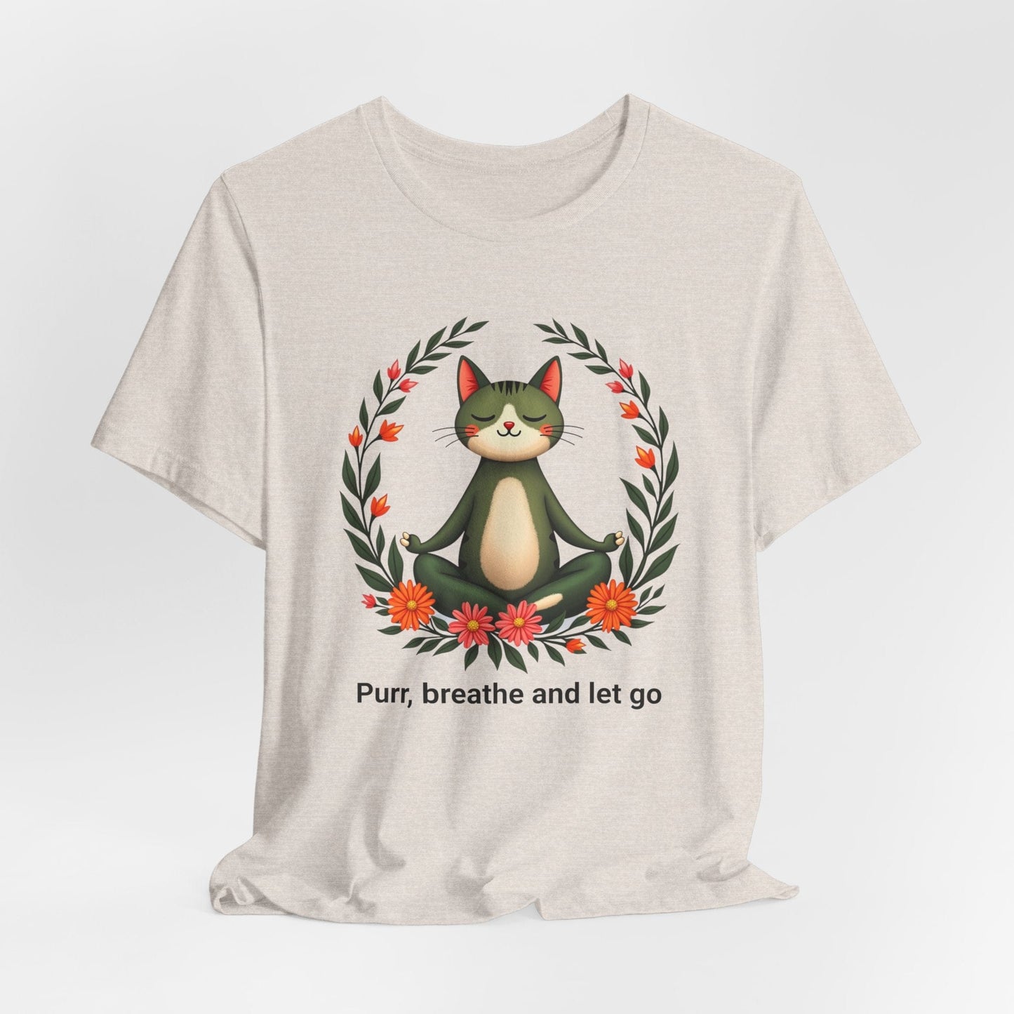 Cat Yoga Tee | Fun & Relaxing Design for Cat Lovers
