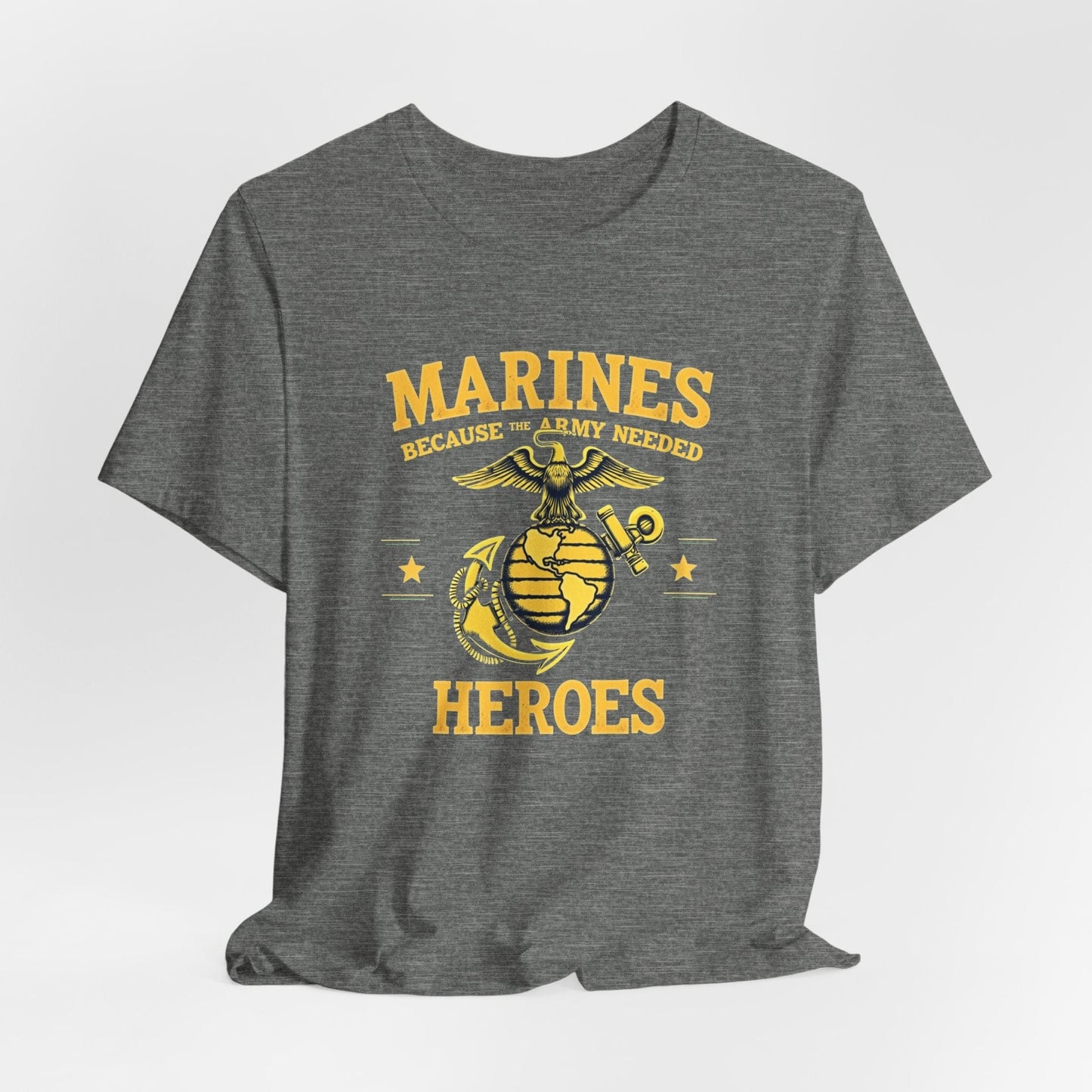 Marines Heroes Unisex Jersey T-Shirt - Perfect for Veterans and Patriotic Celebrations