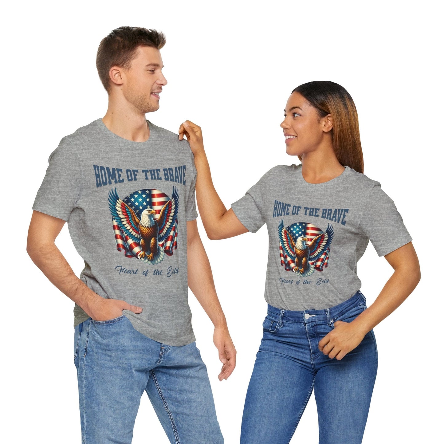 Home of the Brave Eagle T-Shirt | Patriotic & Bold
