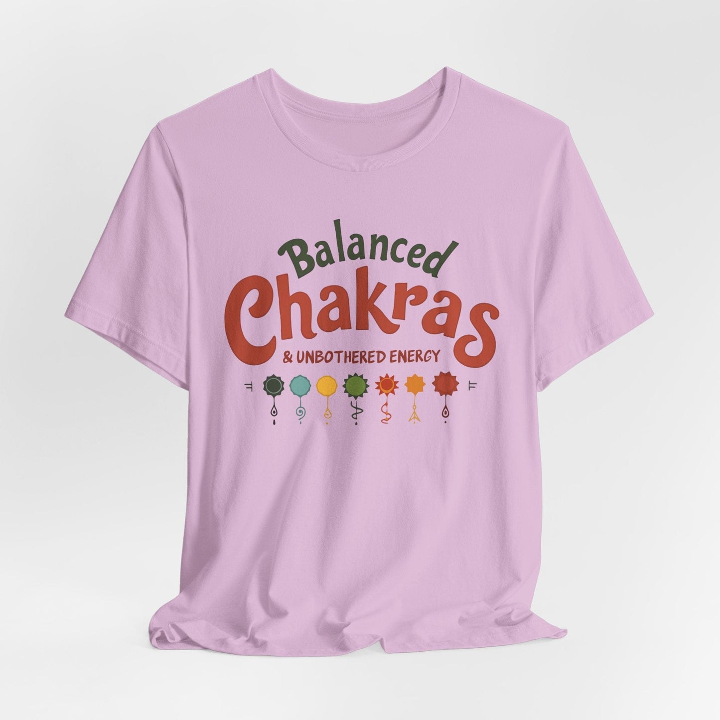 Balanced Chakras Short Sleeve Tee | Mindful Energy Design