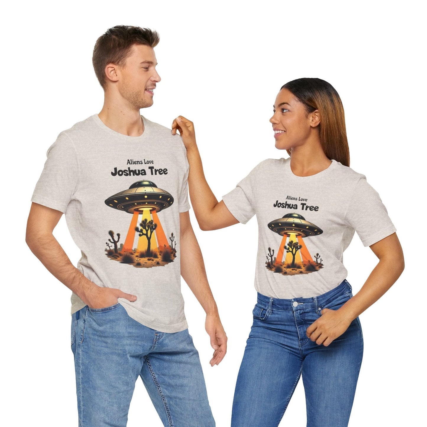 UFO Joshua Tree T-Shirt - Unisex Graphic Short Sleeve T-Shirt